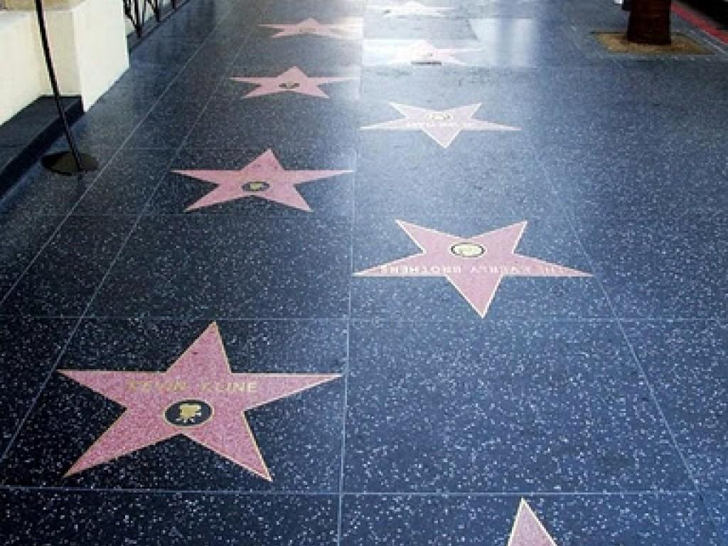The Famous Hollywood Walk of Fame
