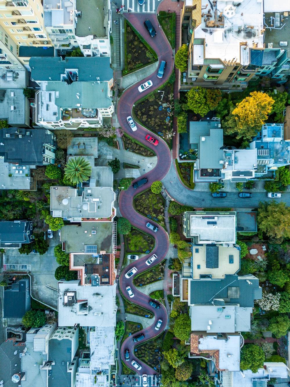 Lombard Street Picture. Download Free Image