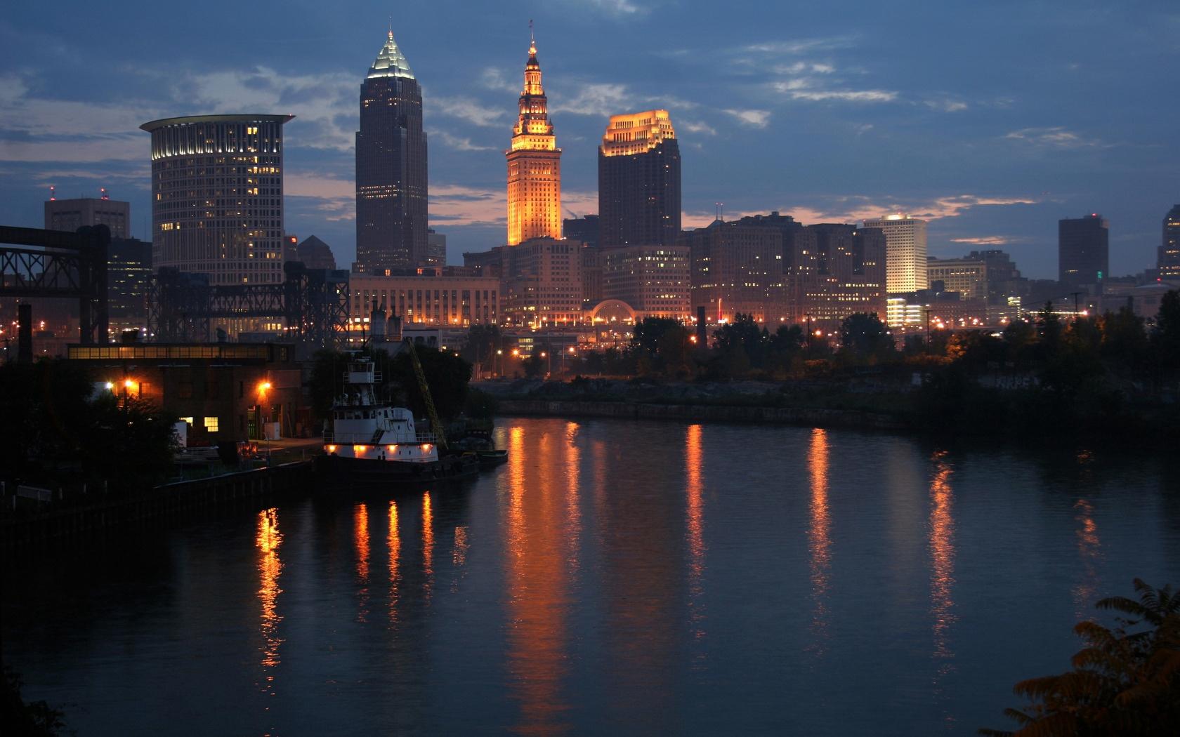 Download wallpaper 1680x1050 cleveland, ohio, united states HD