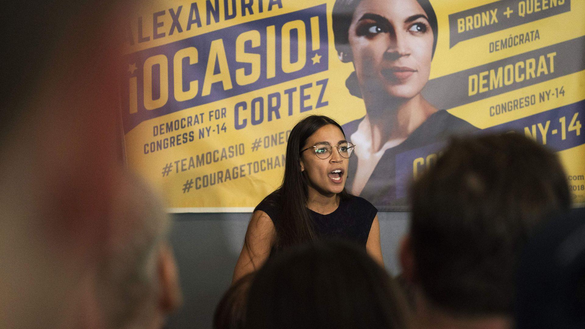 Alexandria Ocasio Cortez Targets Incumbent Dems