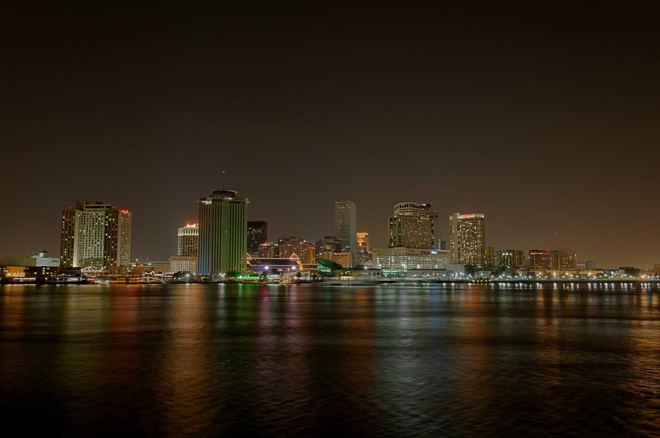 New Orleans City Night Wallpaper. New Orleans Night photo