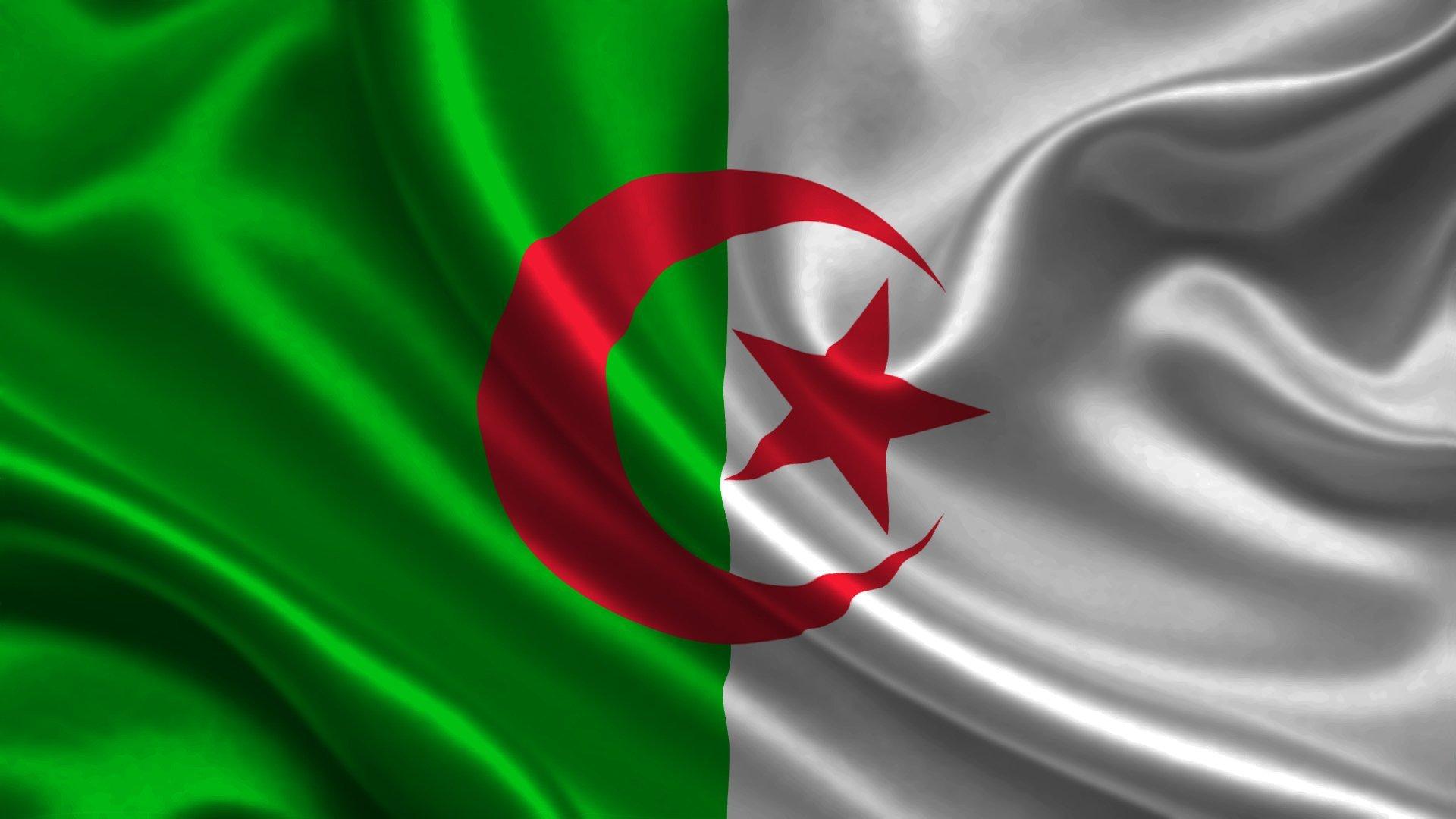 algeria flag HD wallpaper