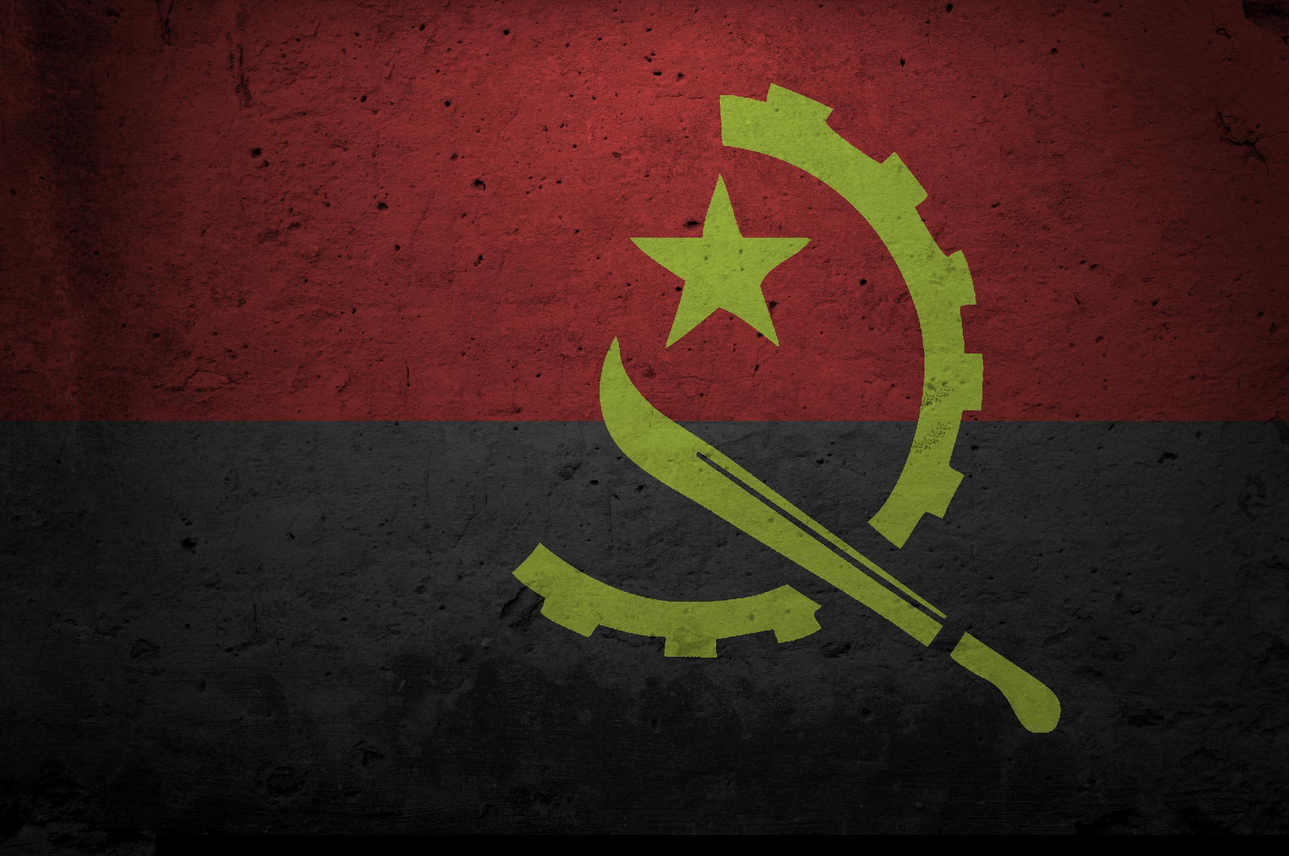 Flag Of Angola HD Wallpaper