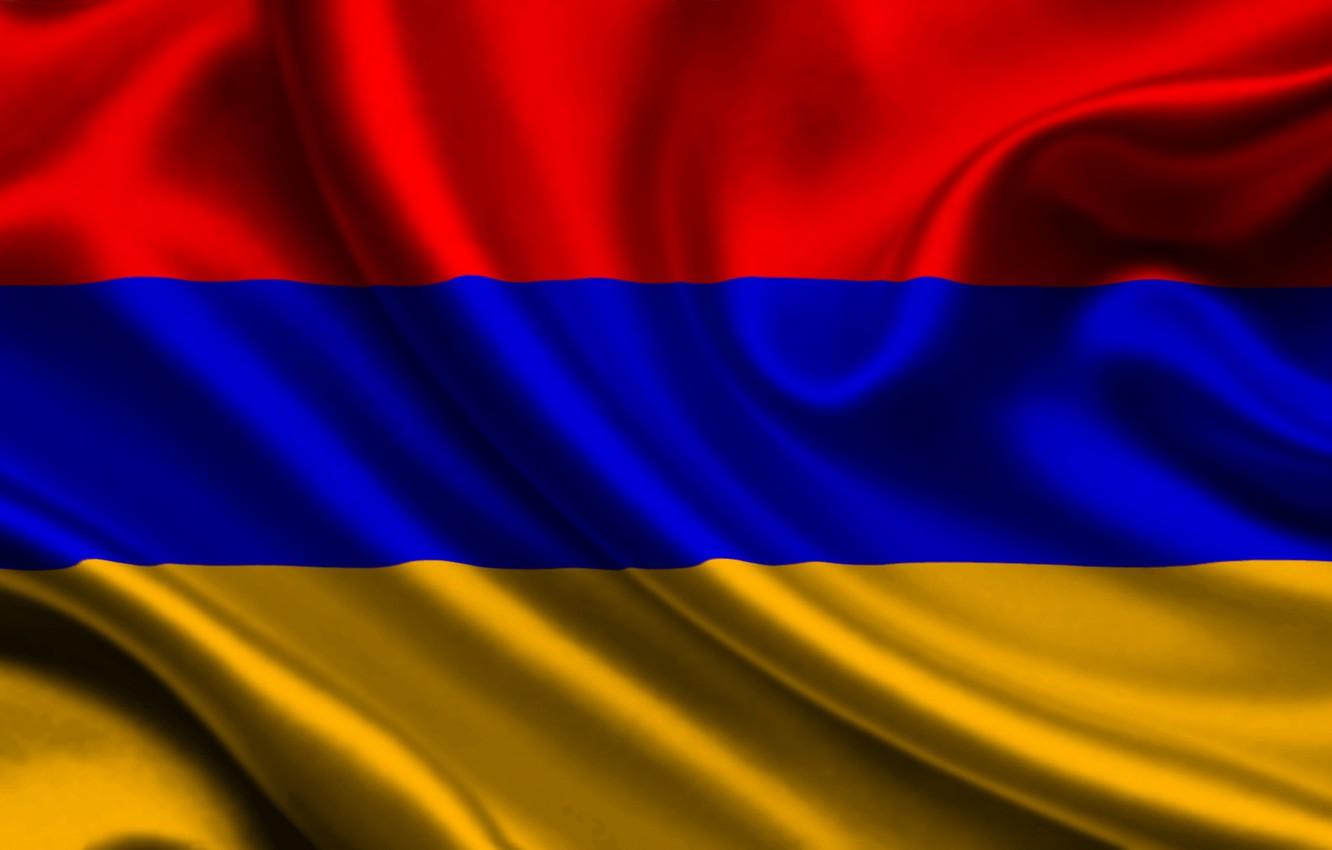 Wallpaper Red, Blue, Flag, Orange, Texture, Armenia, Flag, Armenia