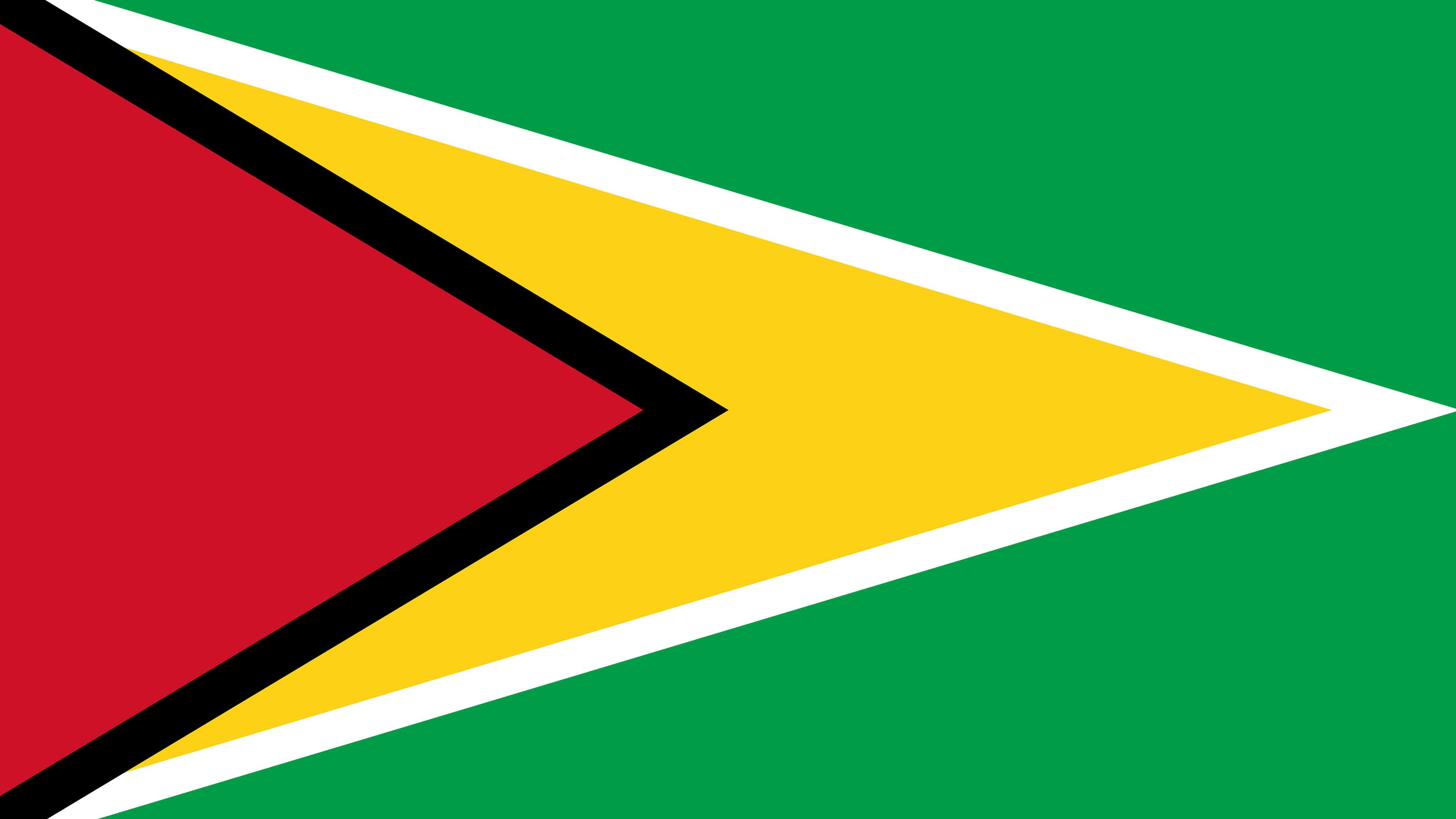 Guyana Flag UHD 4K Wallpaper