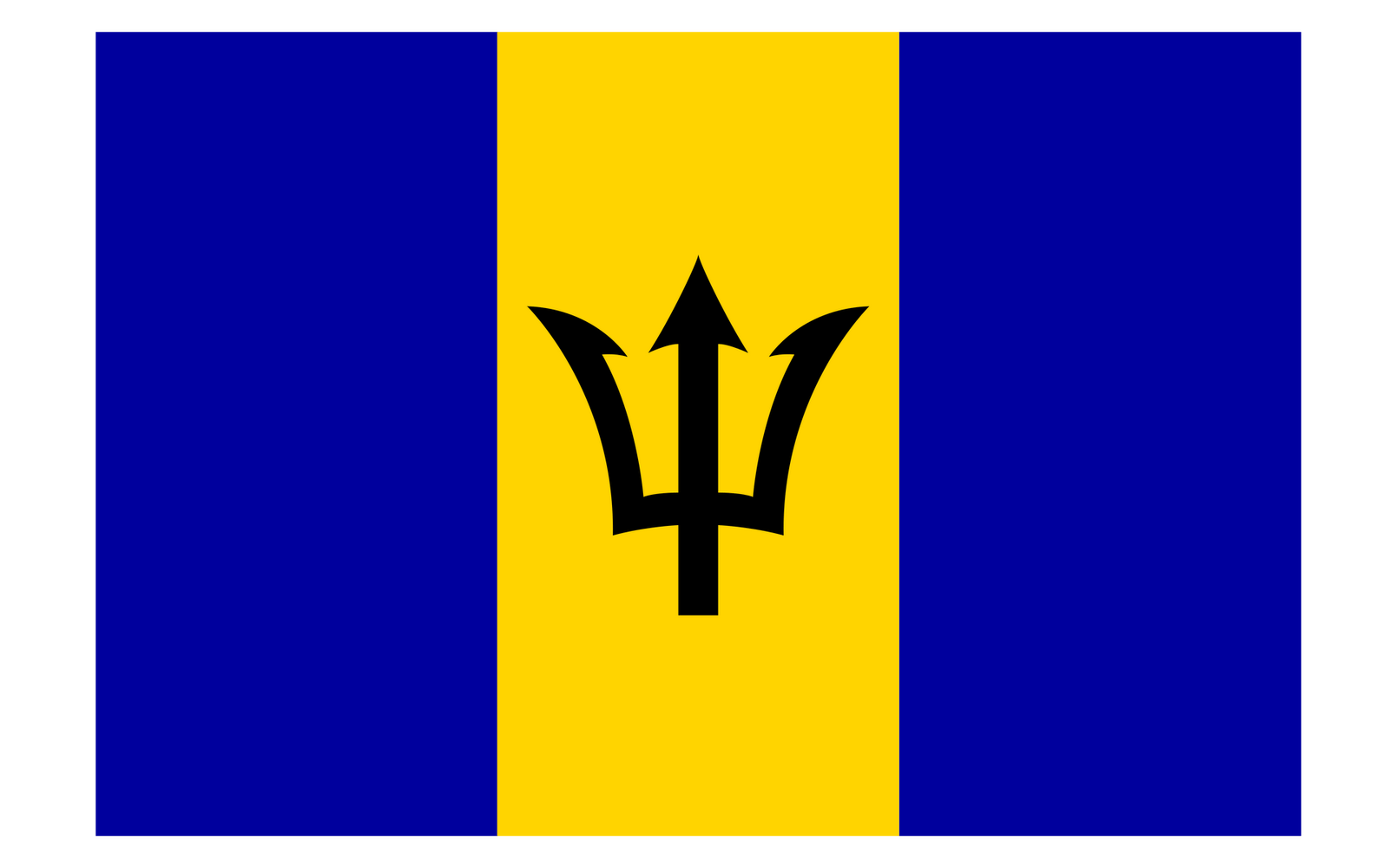 Flag Barbados Wallpaper