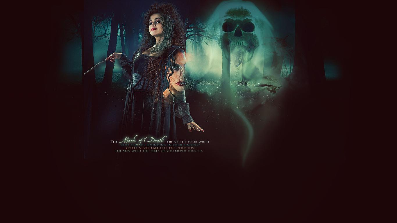 1366x768px Bellatrix Lestrange Wallpaper