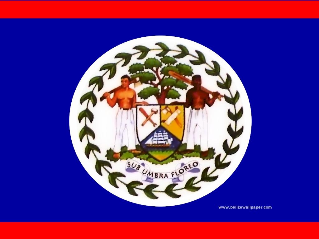 Belize Flag Wallpaper