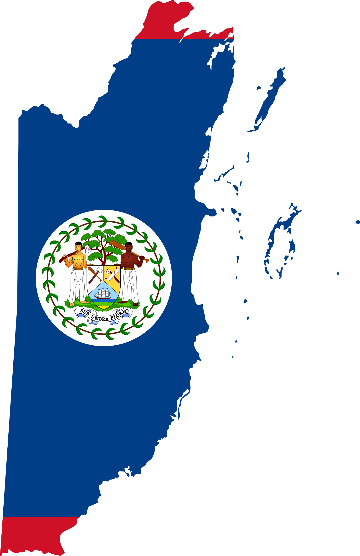 Clipart Map Flag. Belize. Belize, Belize flag, Flag