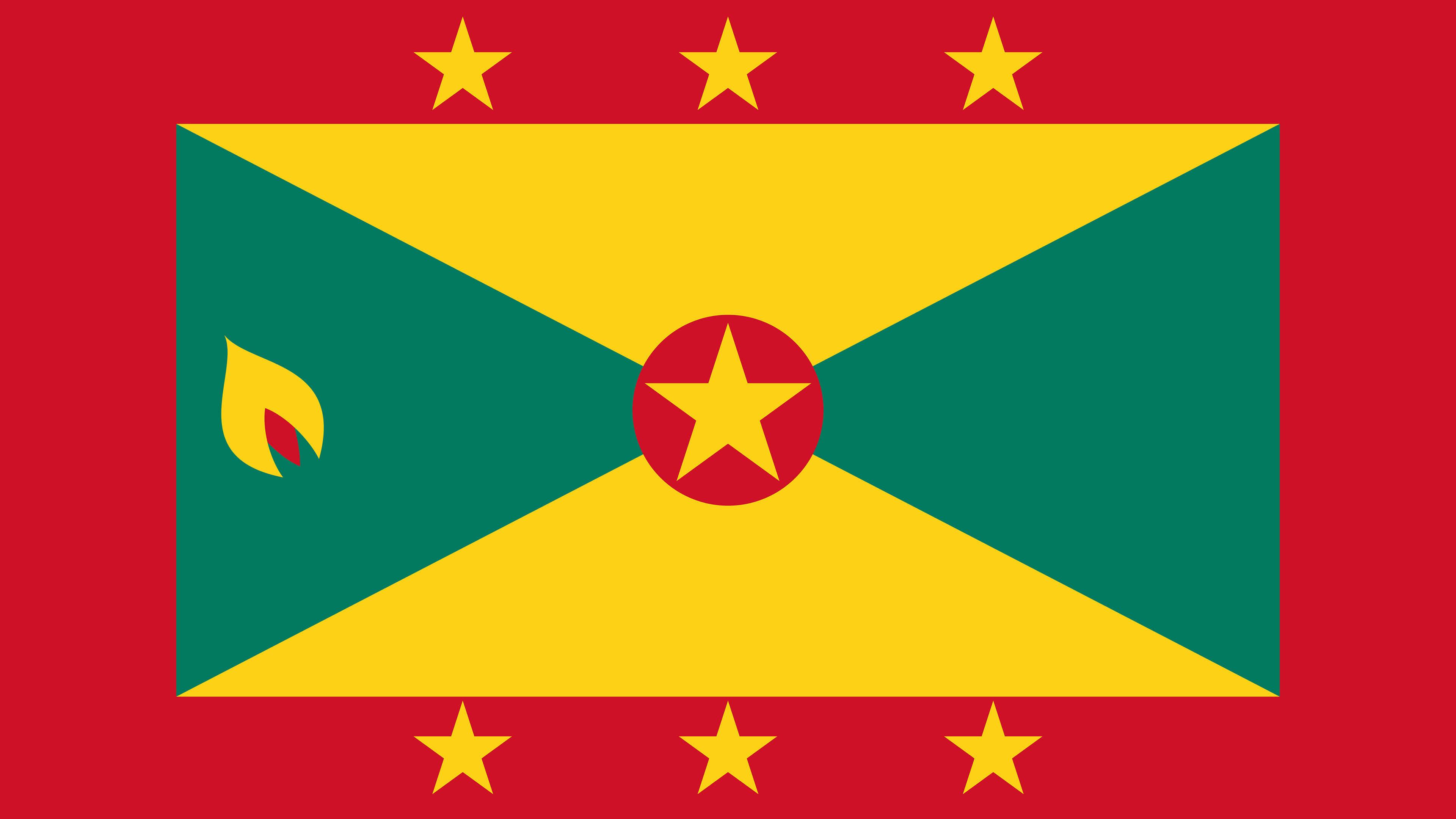 Grenada Flag UHD 4K Wallpaper