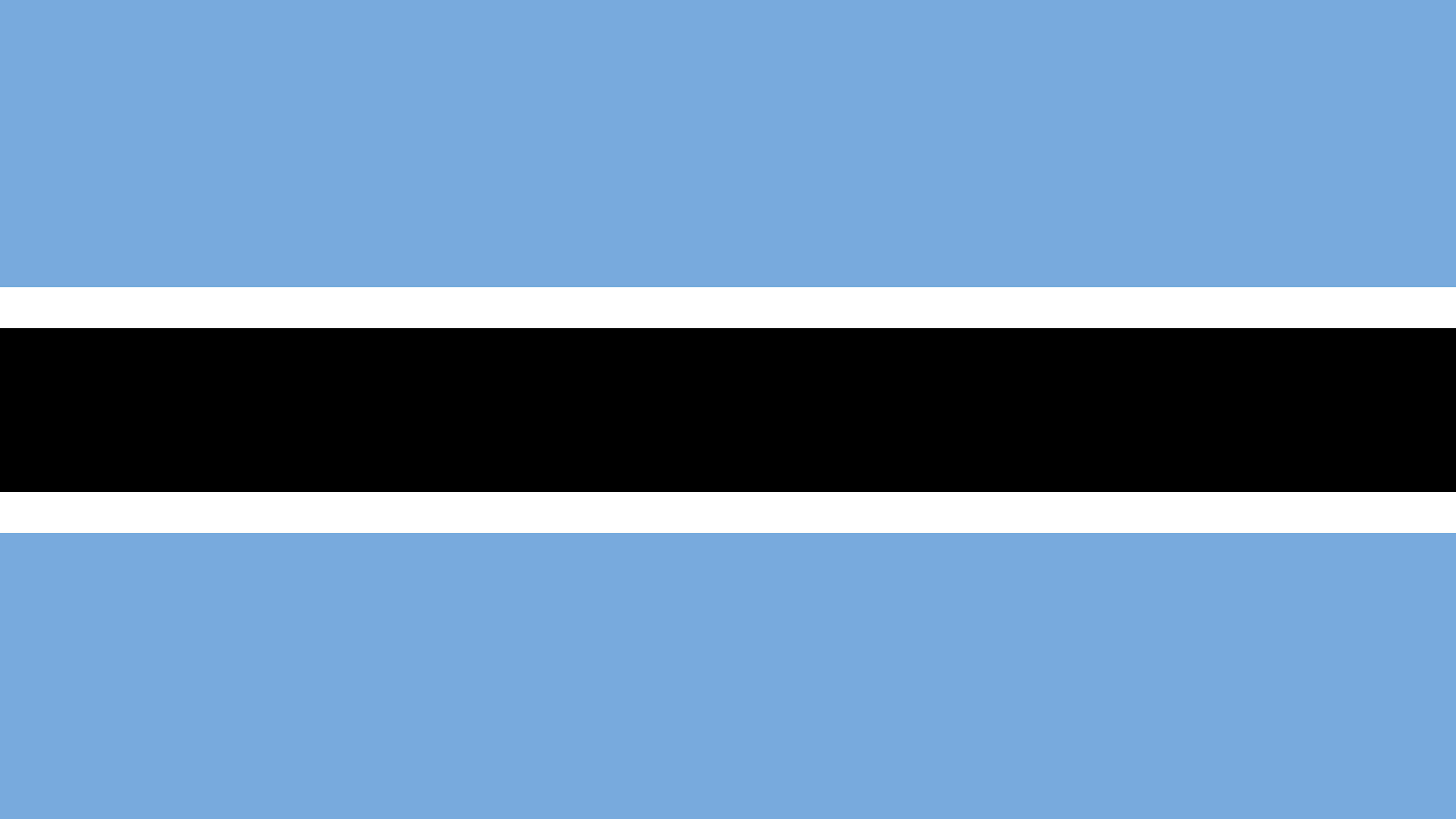 Botswana Flag UHD 4K Wallpaper