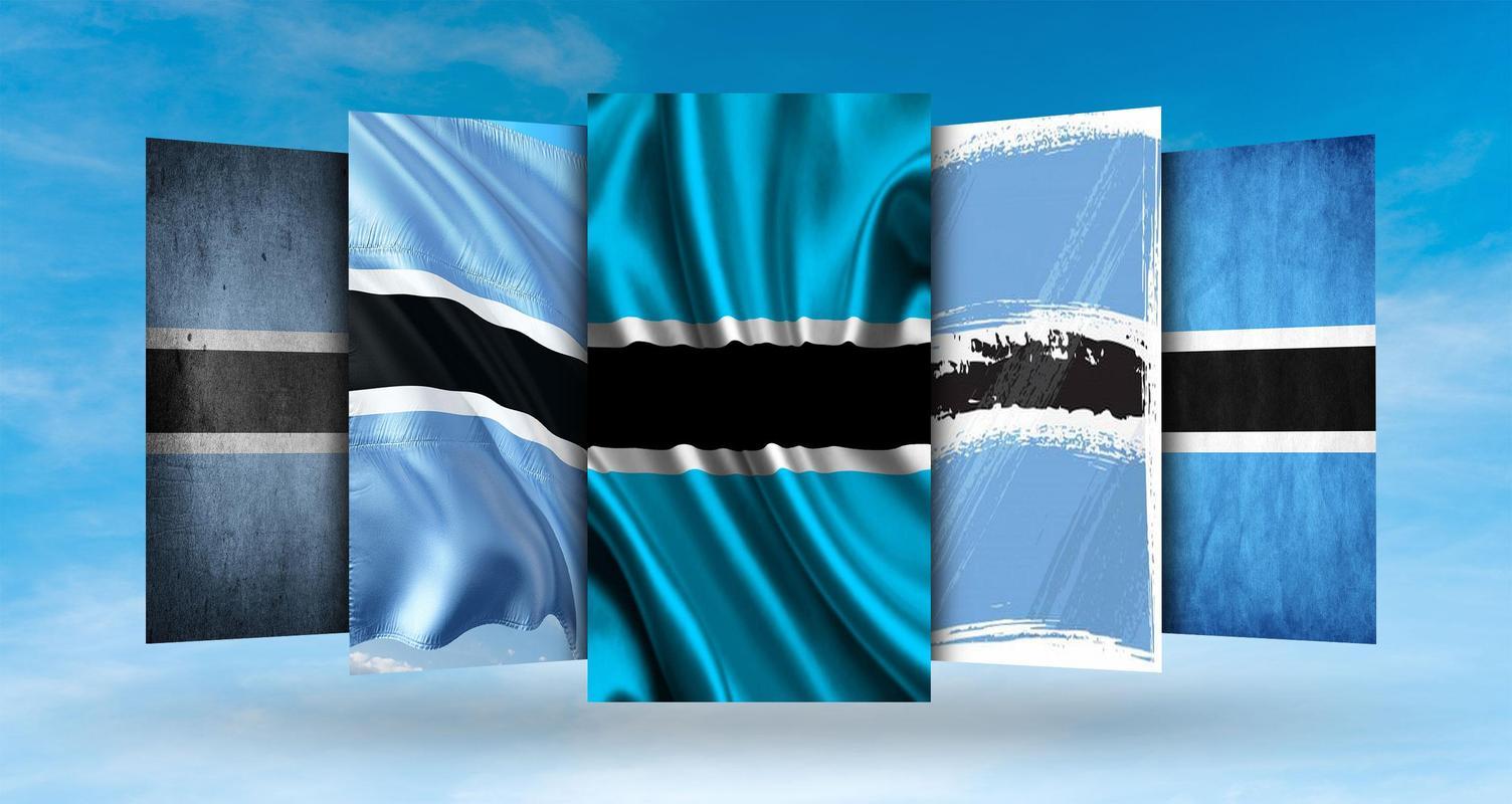 Botswana Flag Wallpaper for Android