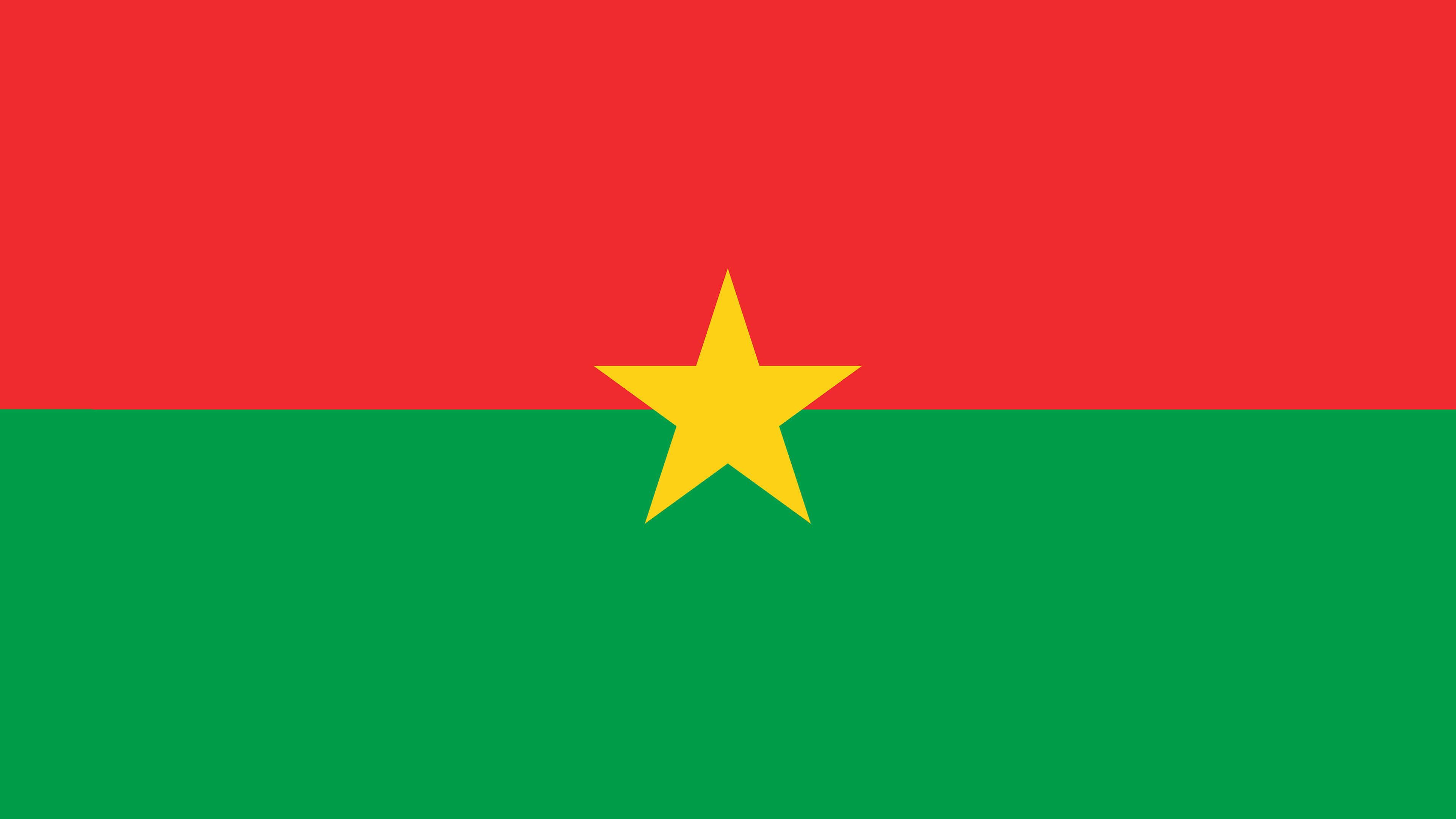 Burkina Faso Flag UHD 4K Wallpaper
