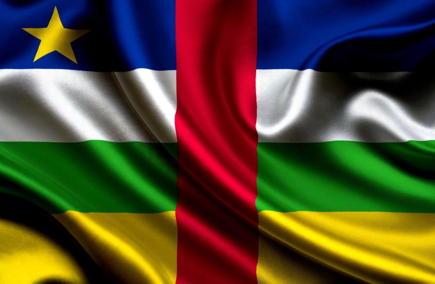 Central African Republic Countries Flag Wallpaper