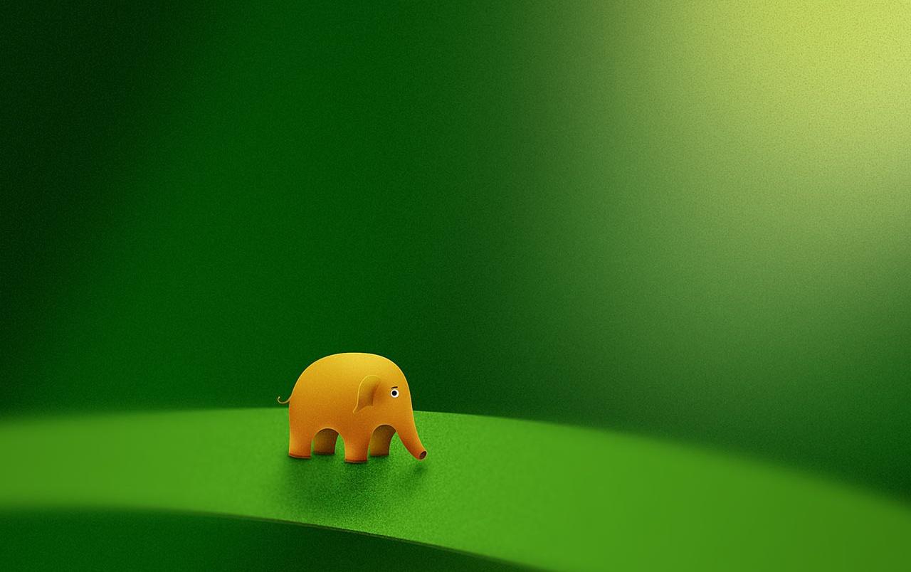 Micro elephant wallpaper. Micro elephant