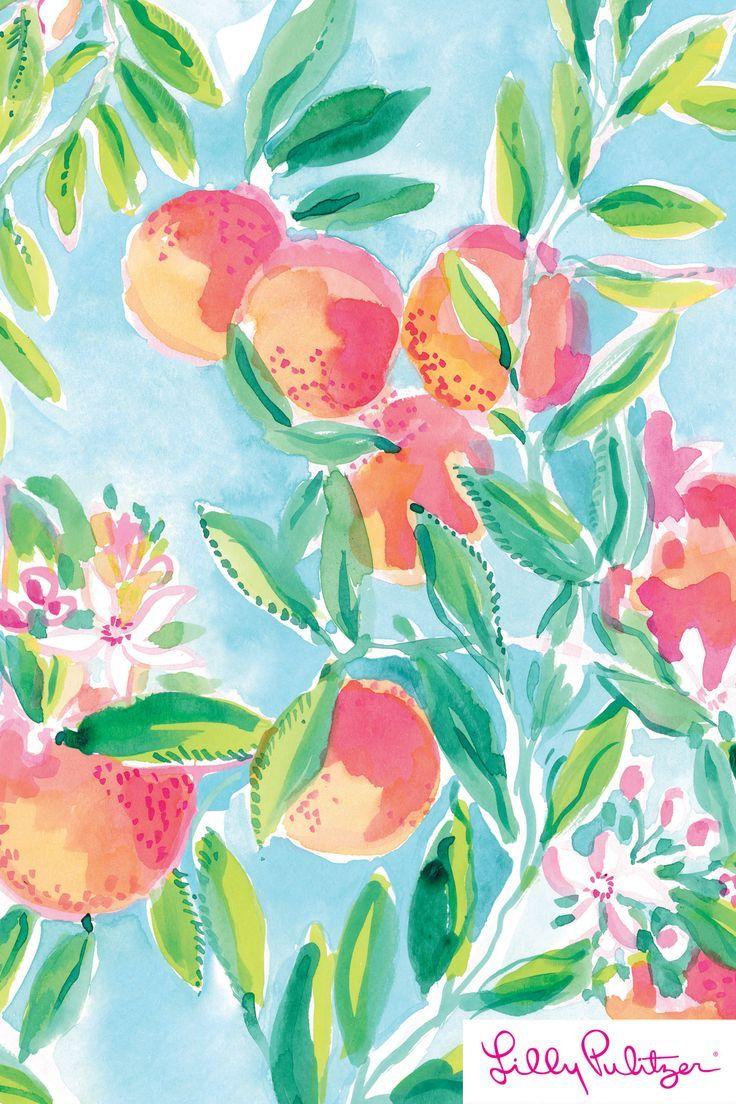Image result for printable peaches wallpaper. Let's Get Crafty