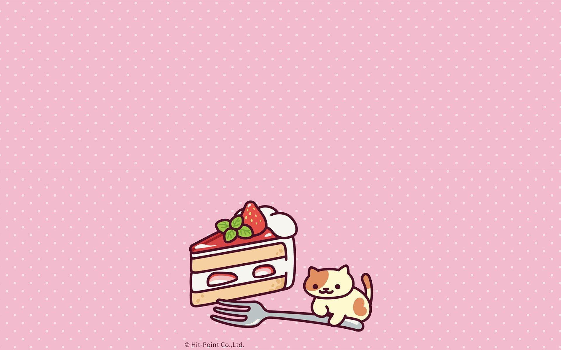 Peaches and Cake HD Wallpaper