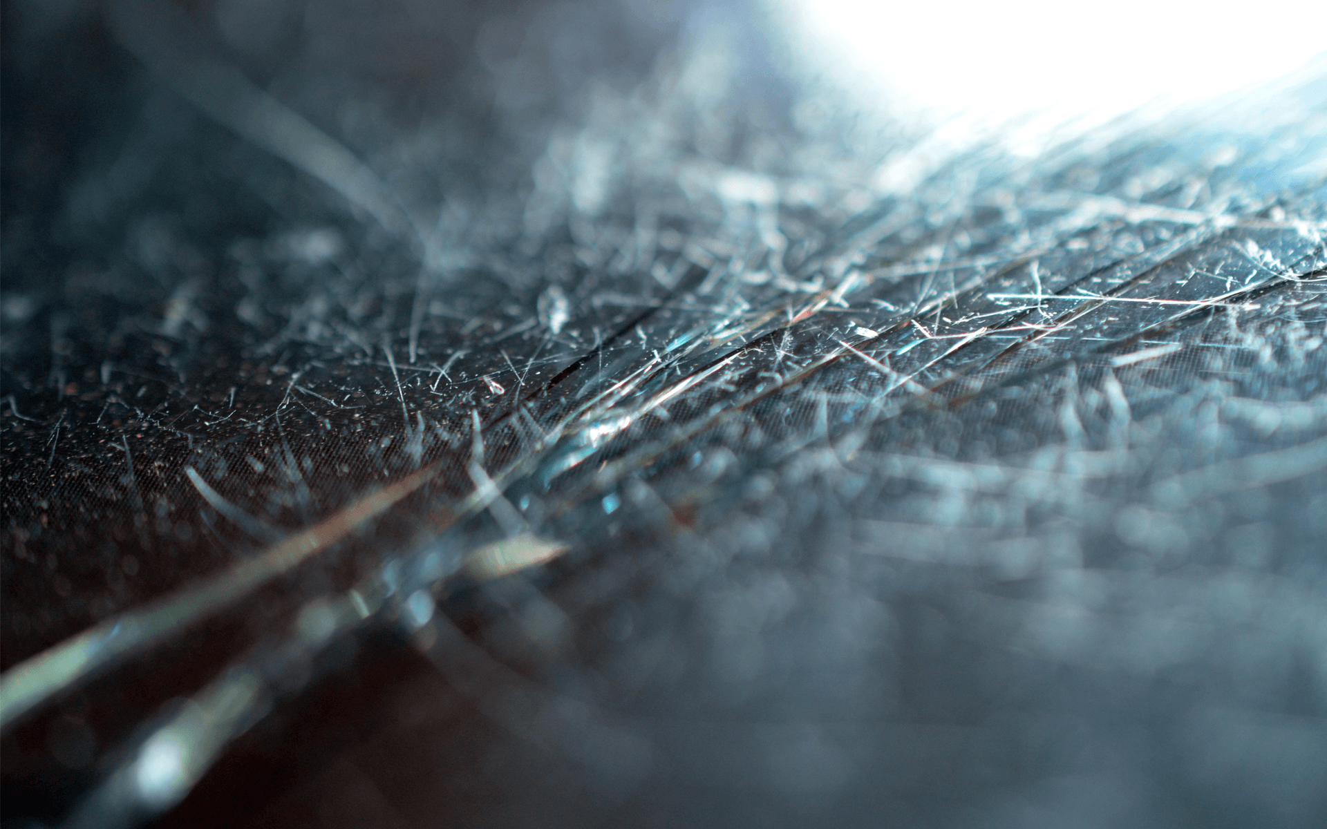 Scratches broken screen iphone macro micro blurred broken glass