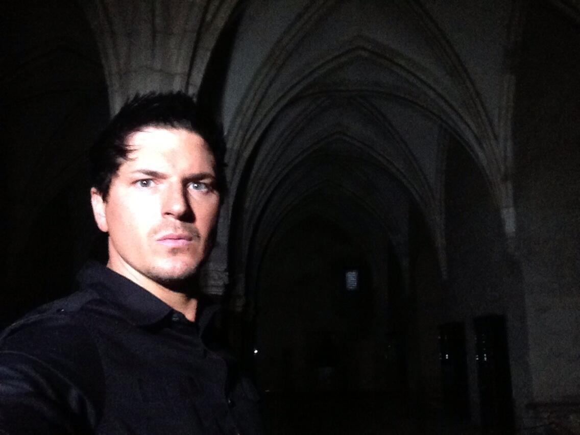 Zak Bagans ????♂ am in the Knight's Hall awesome