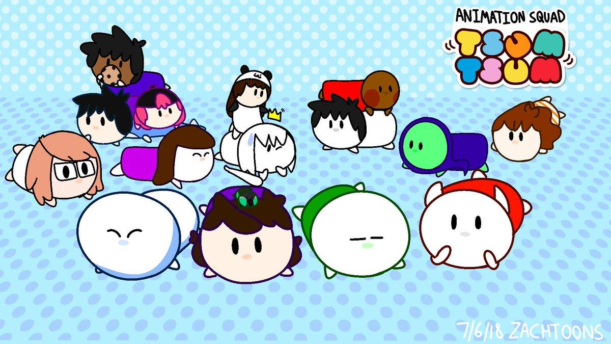 ZachToons Squad Tsum Tsums!