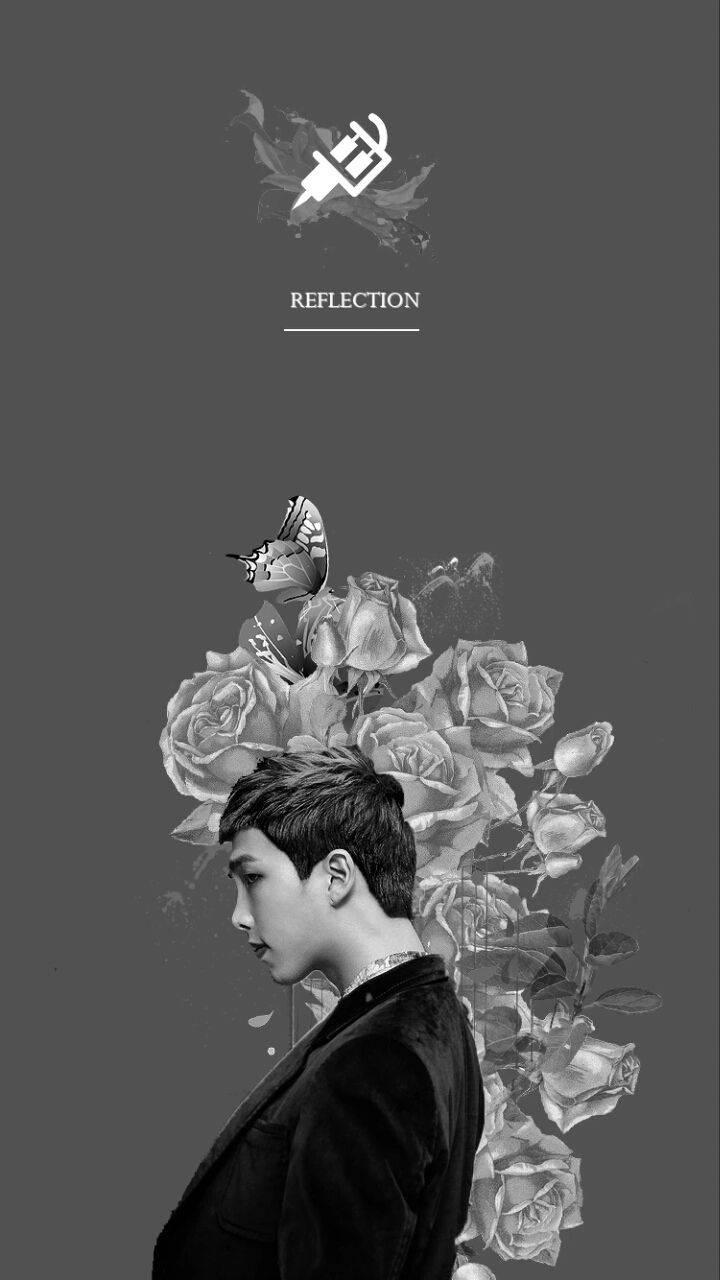 Download BTS Pinterest Aesthetic Simple Collage RM Kim Namjoon Wallpaper |  Wallpapers.com