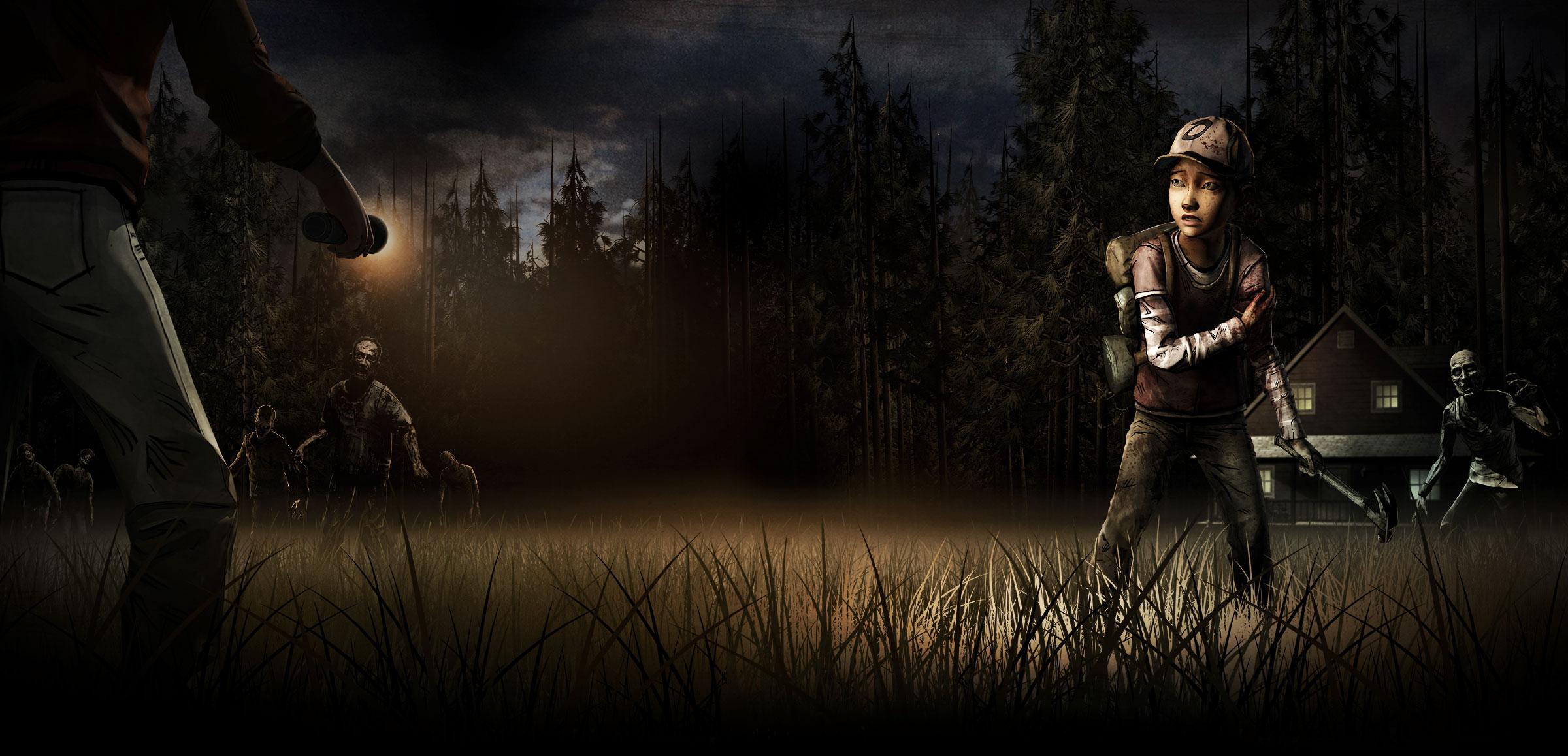 The walking dead game wallpaper