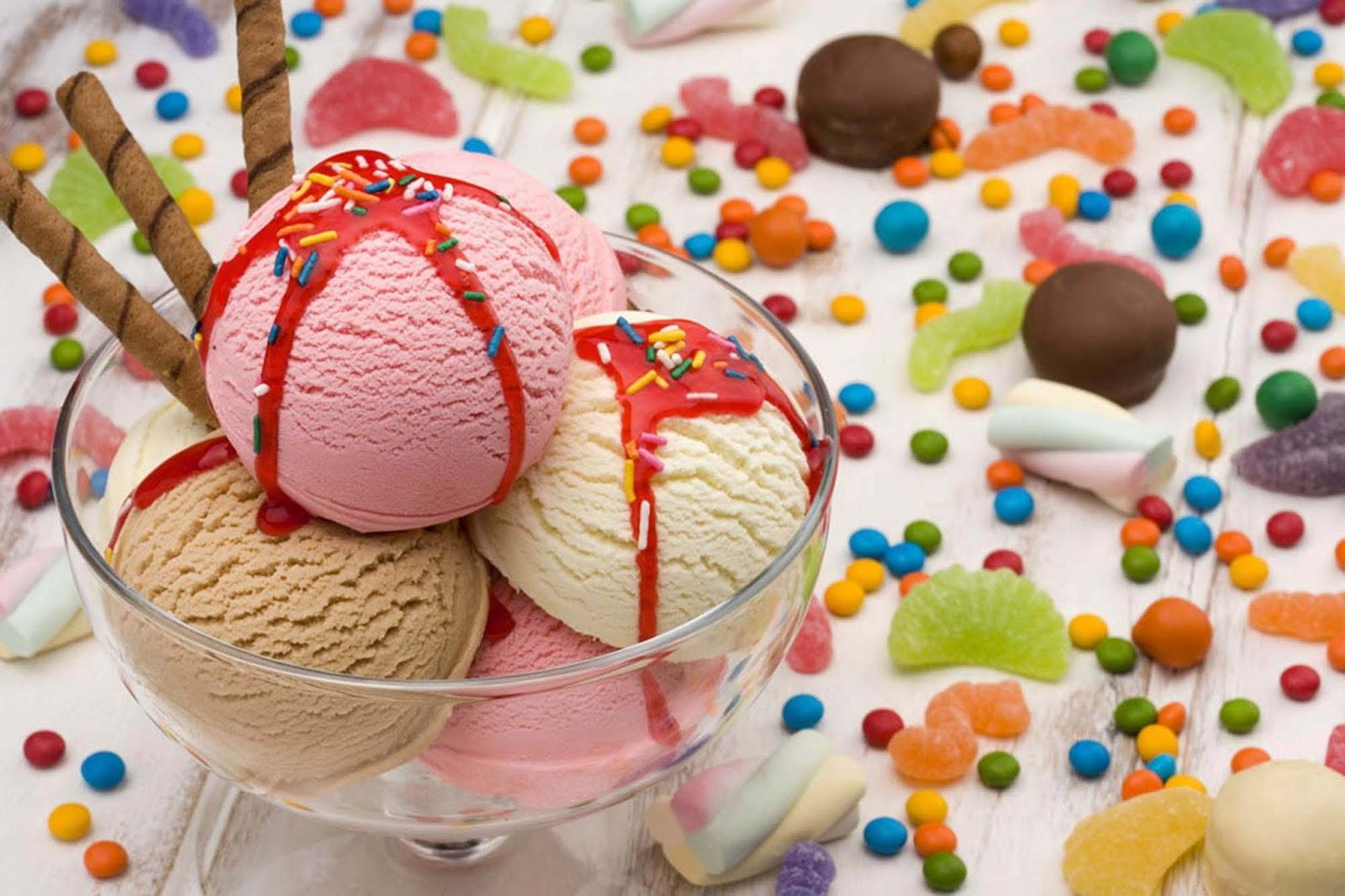 The Fresh Wallpaper: Dessert Yummy Ice Cream Wallpaper