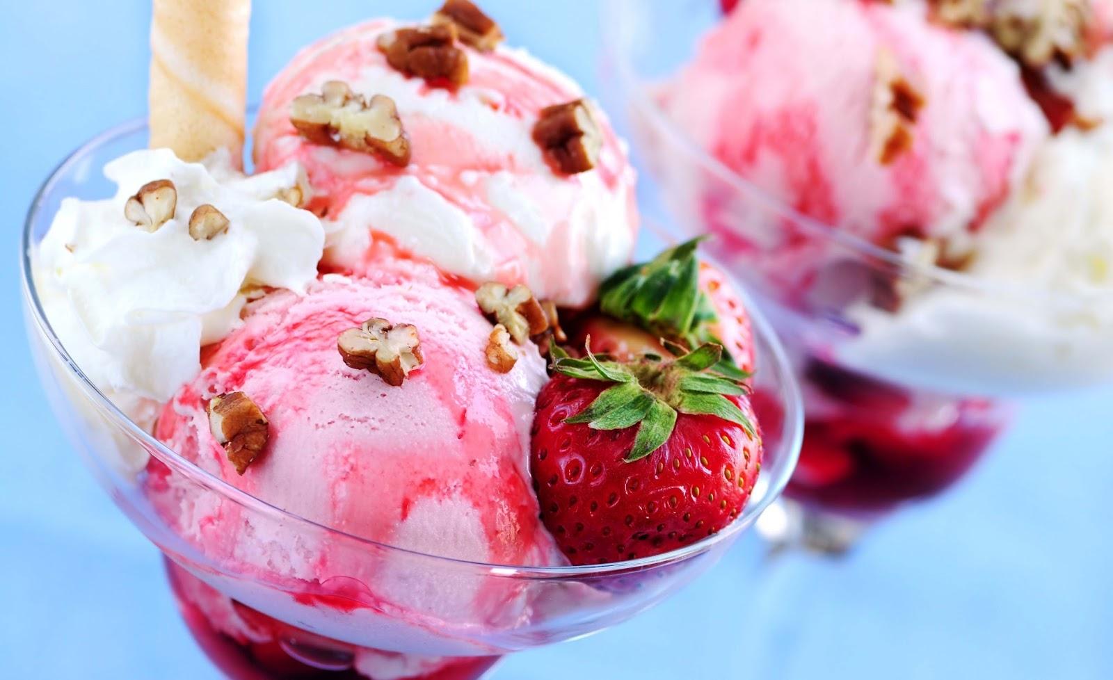 Dessert Yummy Ice Cream Wallpaper