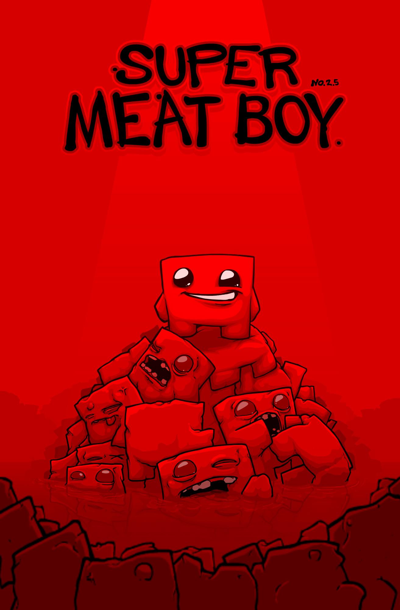 super meat boy forever art