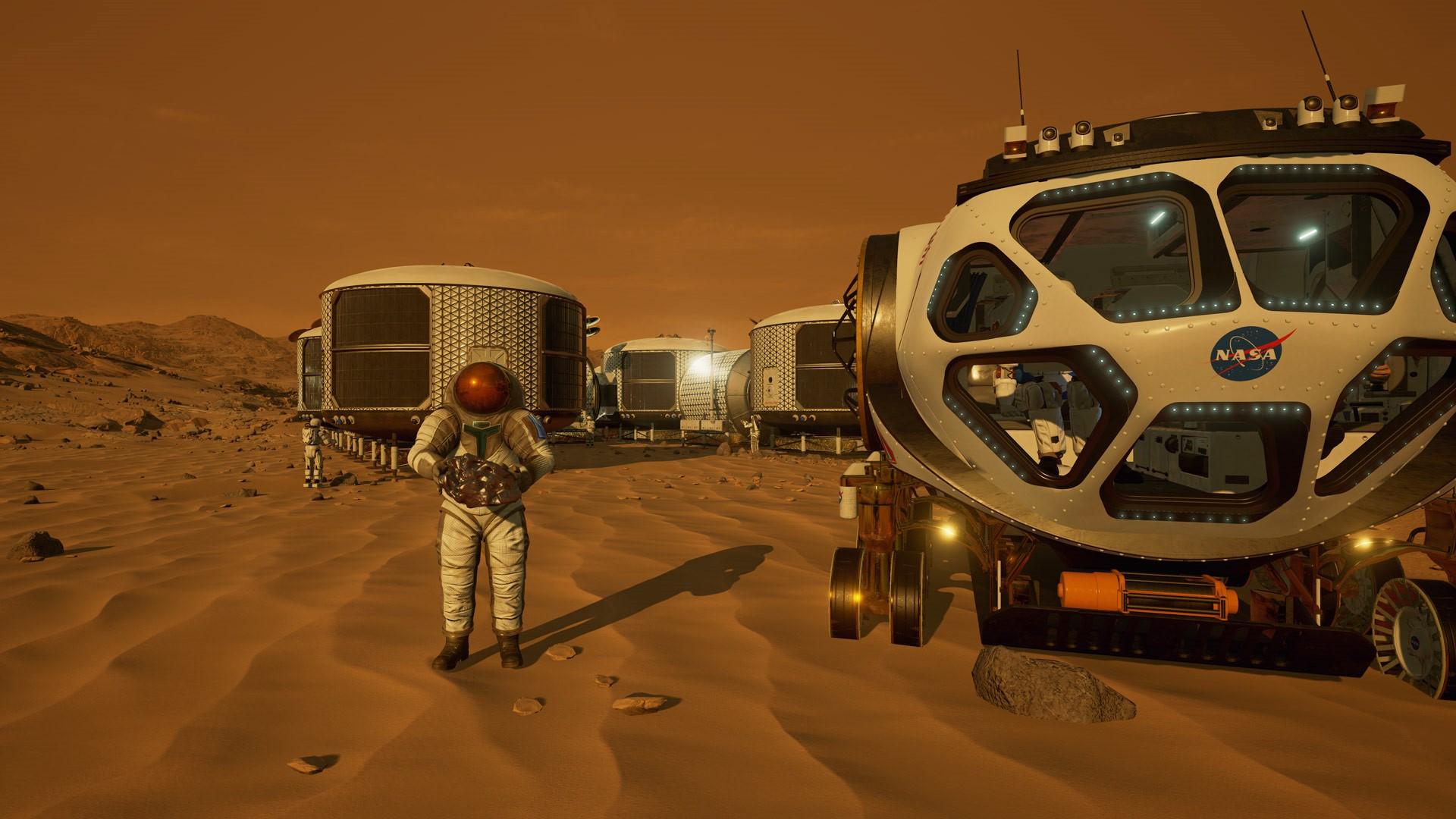 HD image from Mars 2030 VR experience