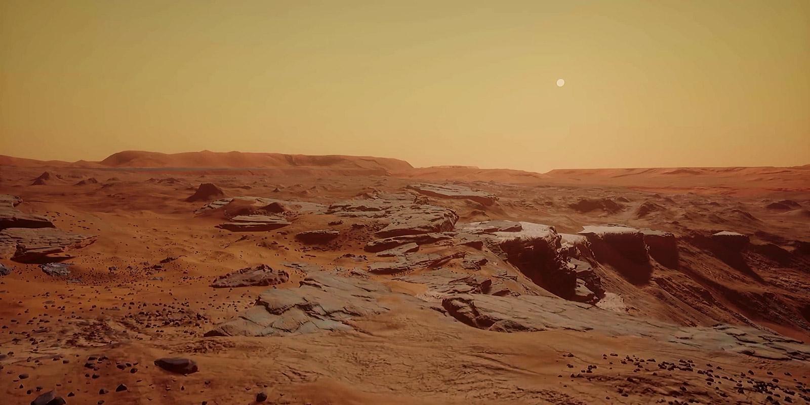 Mars 2030' is a Real Mars Landscape the Size of 'Skyrim'