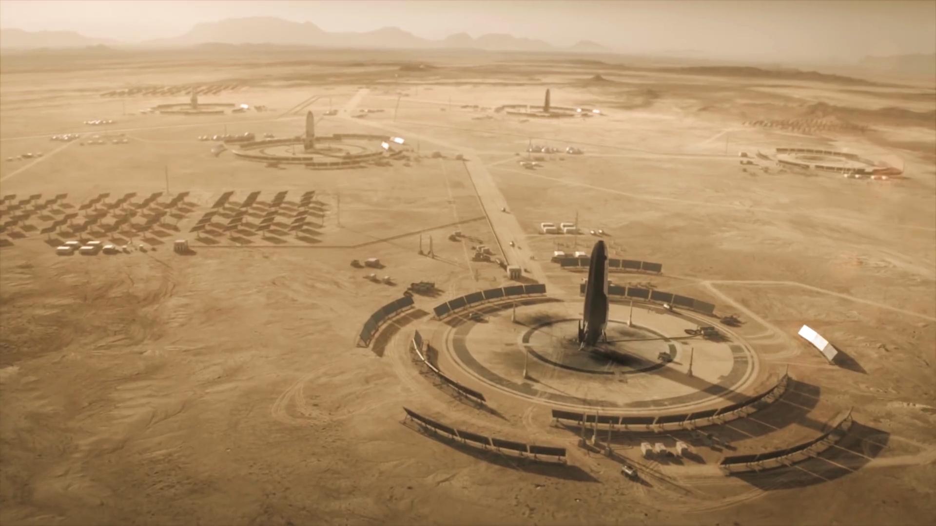 HD image from the season 2 trailer of NatGeo's Mars TV series