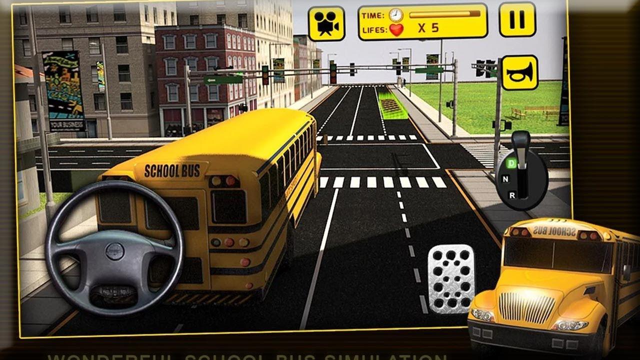 School Bus Simulator 3D Games Gameplay HD