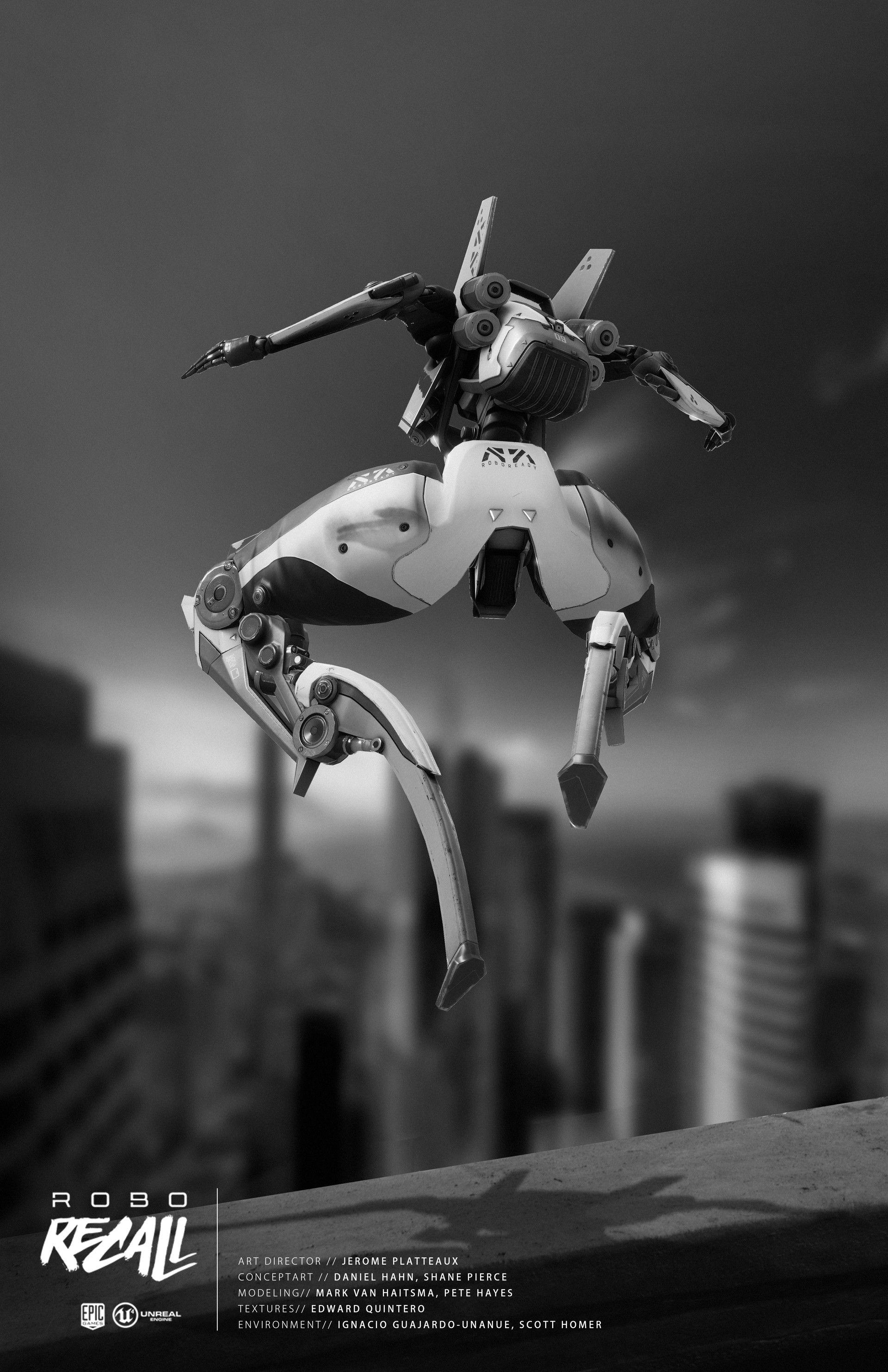 Here are some moody shots of the ROBO RECALL CAST that i did
