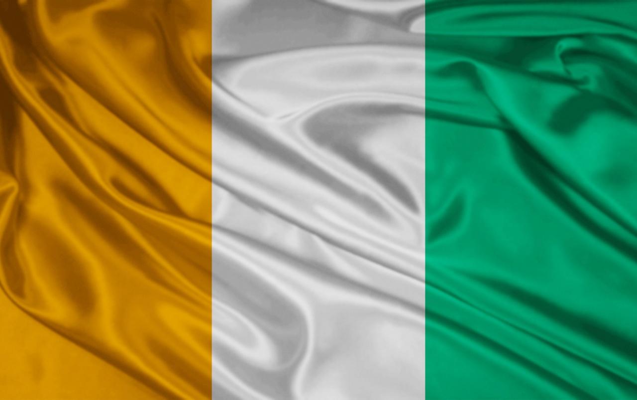 Cote d'Ivoire Flag wallpaper. Cote d'Ivoire Flag