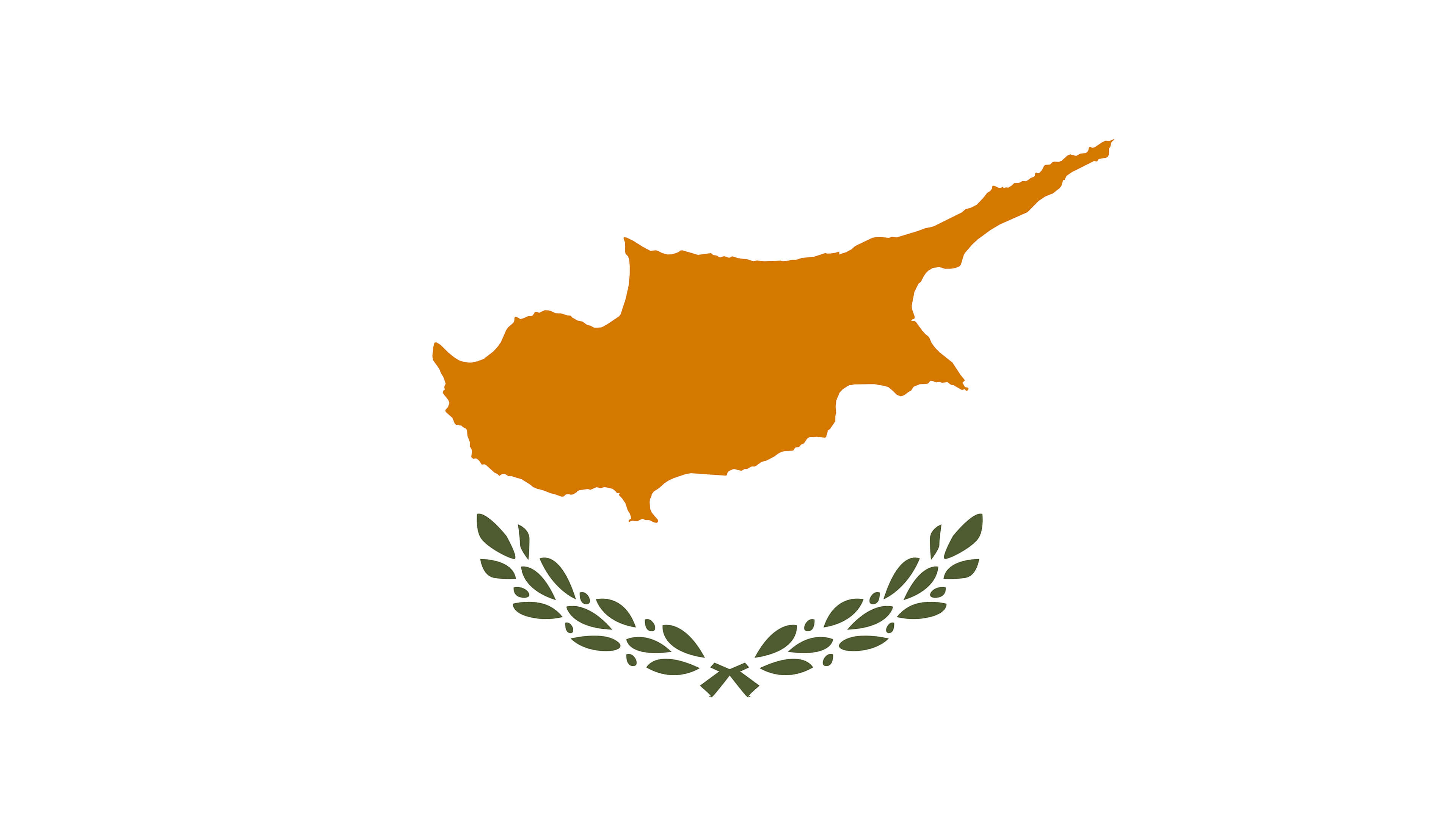 Cyprus Flag UHD 4K Wallpaper