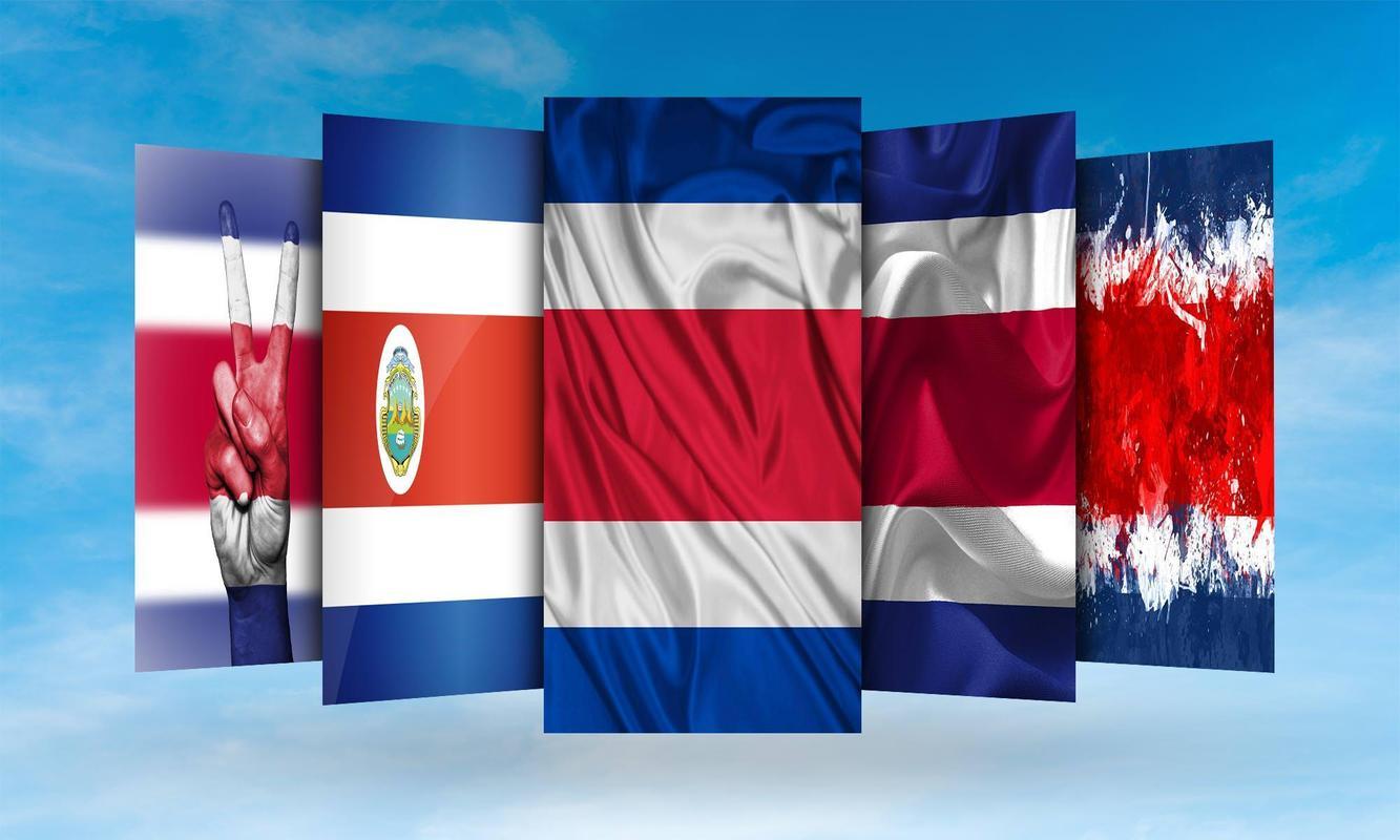 Costa Rica Flag Wallpaper for Android