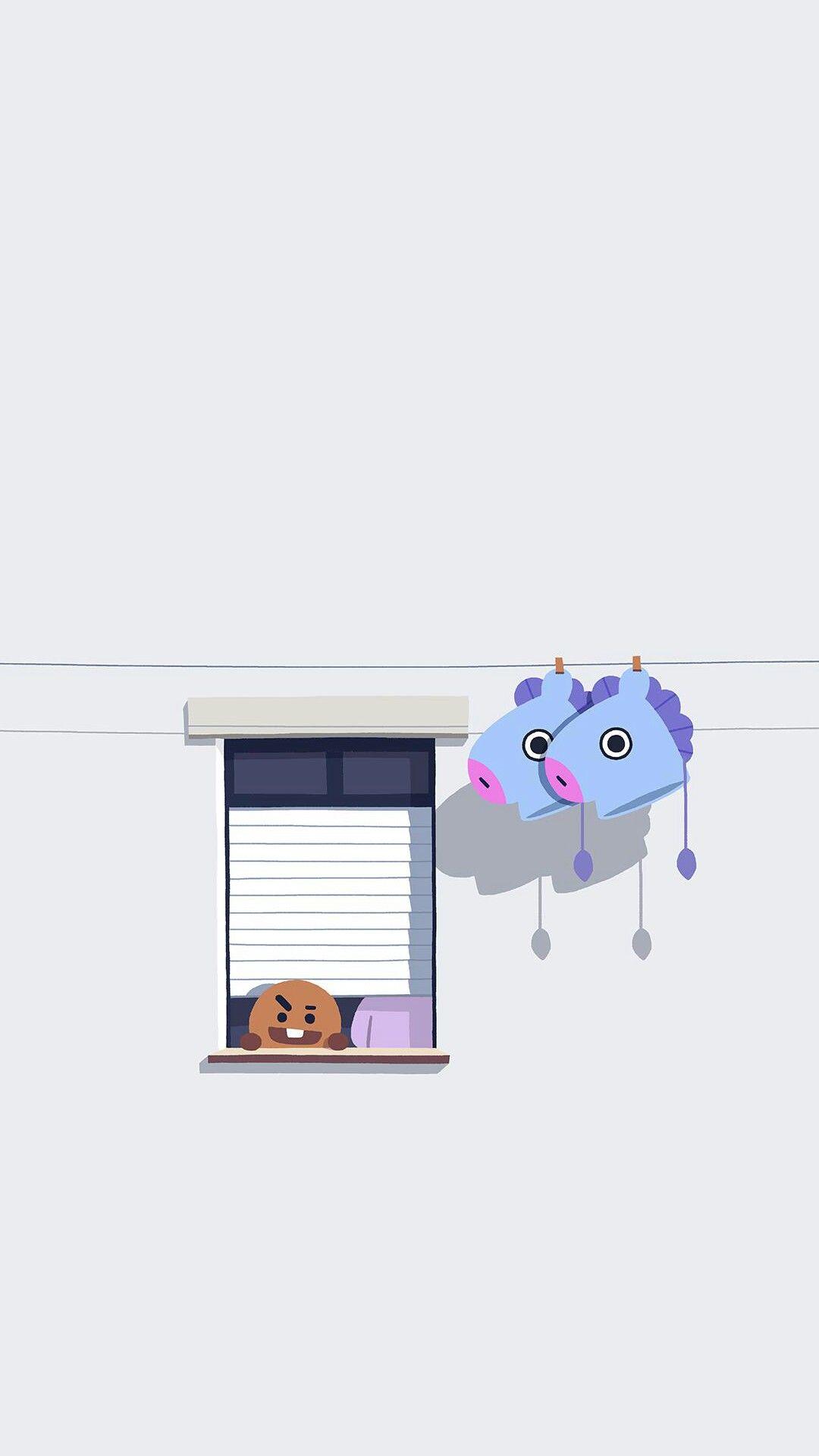 Bt21 wallpaper #bt21 #wallpaper #chimmy #tata #cooky #RJ #mang