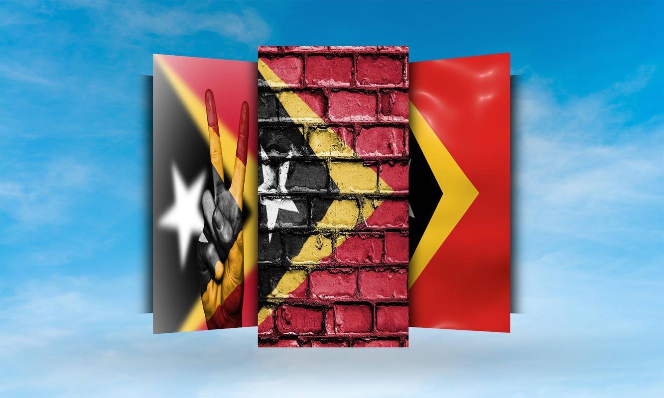 Timor Leste Flag Wallpaper for Android