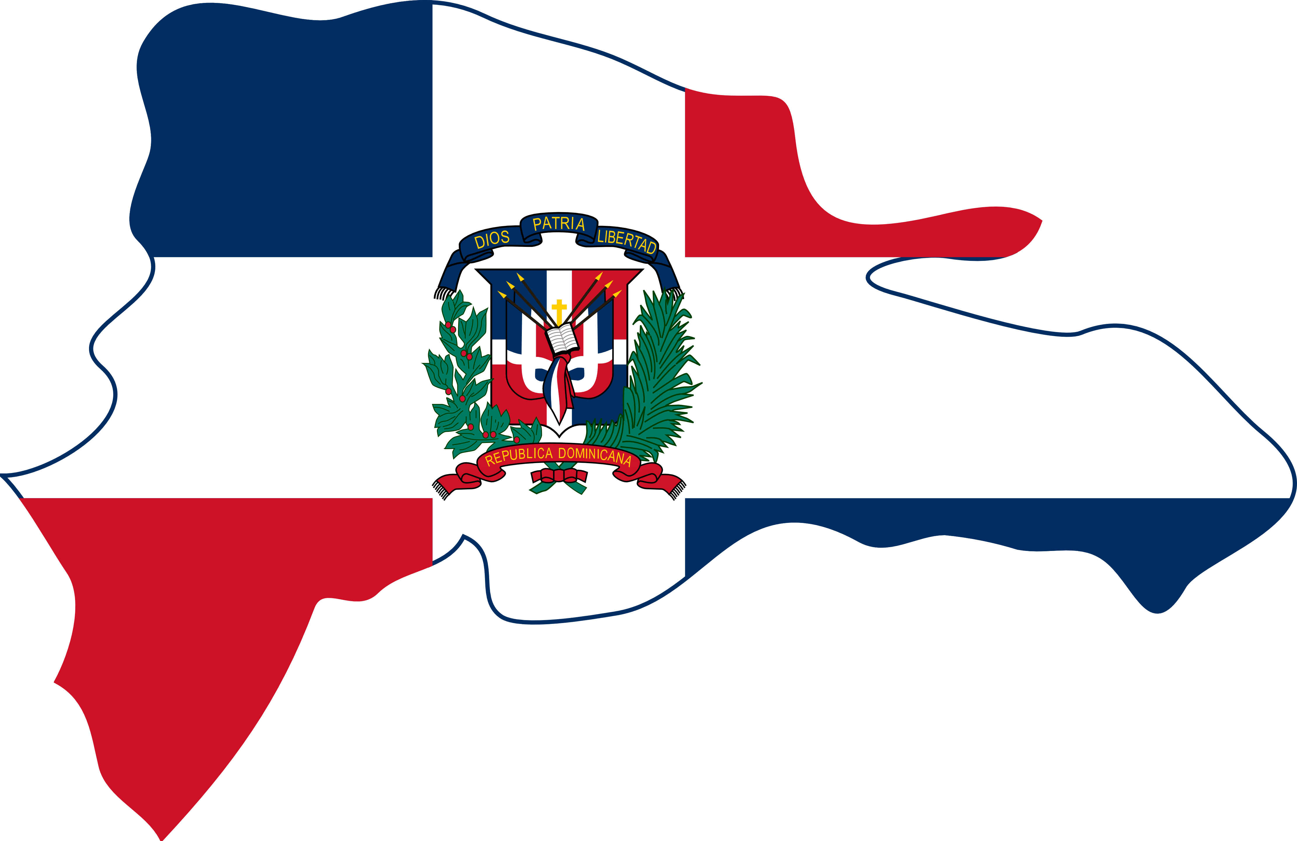 dominican republic flag Large Image