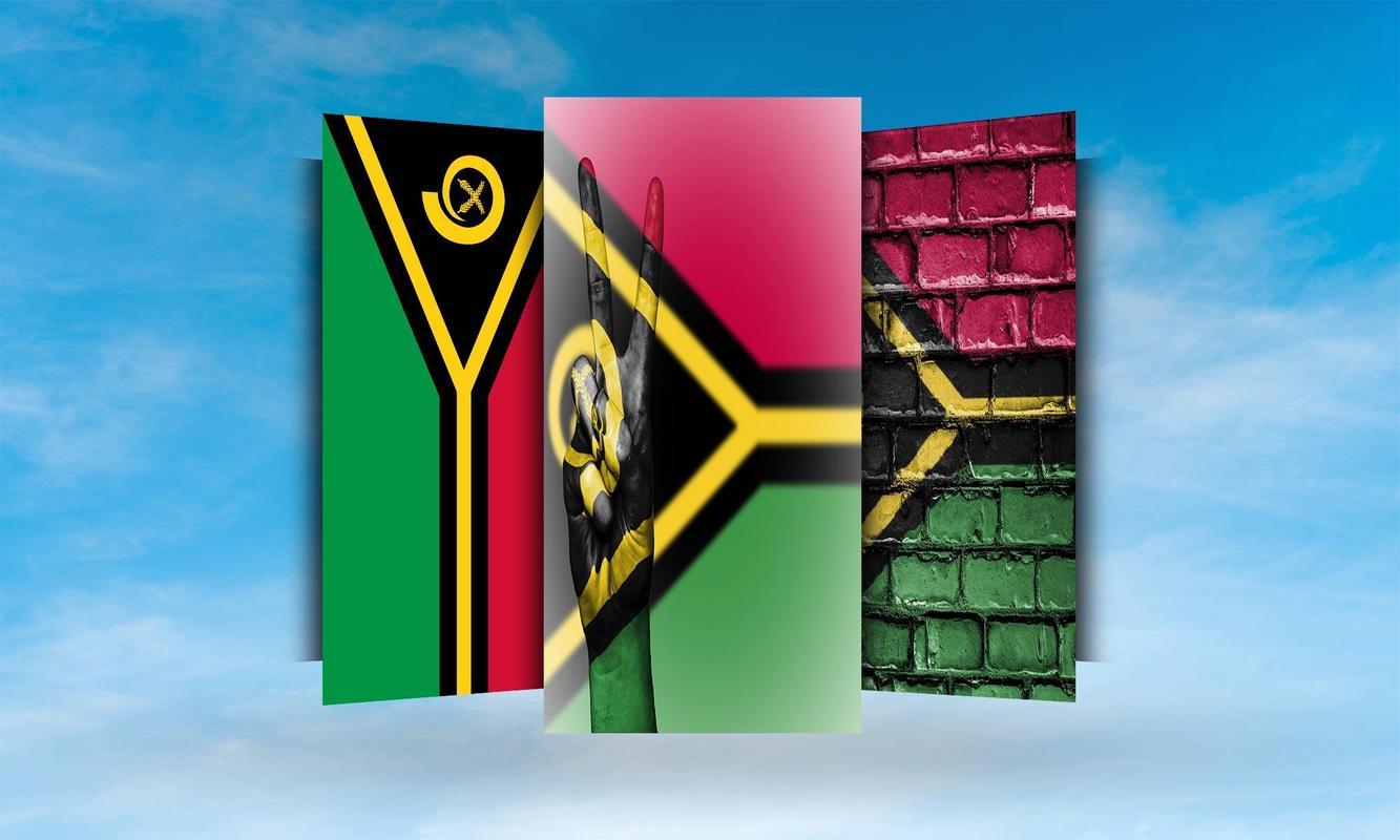 Vanuatu Flag Wallpaper for Android