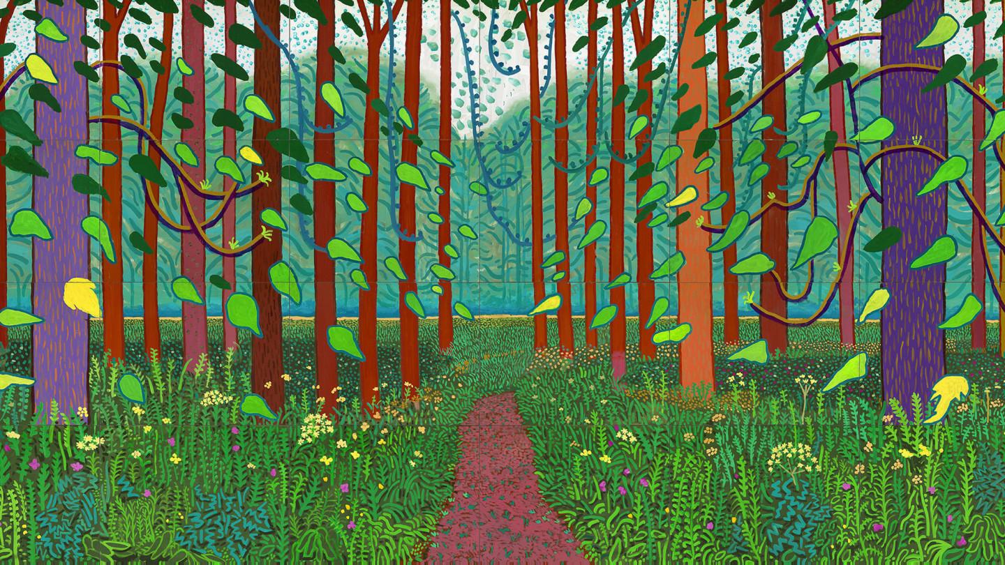 David hockney картины