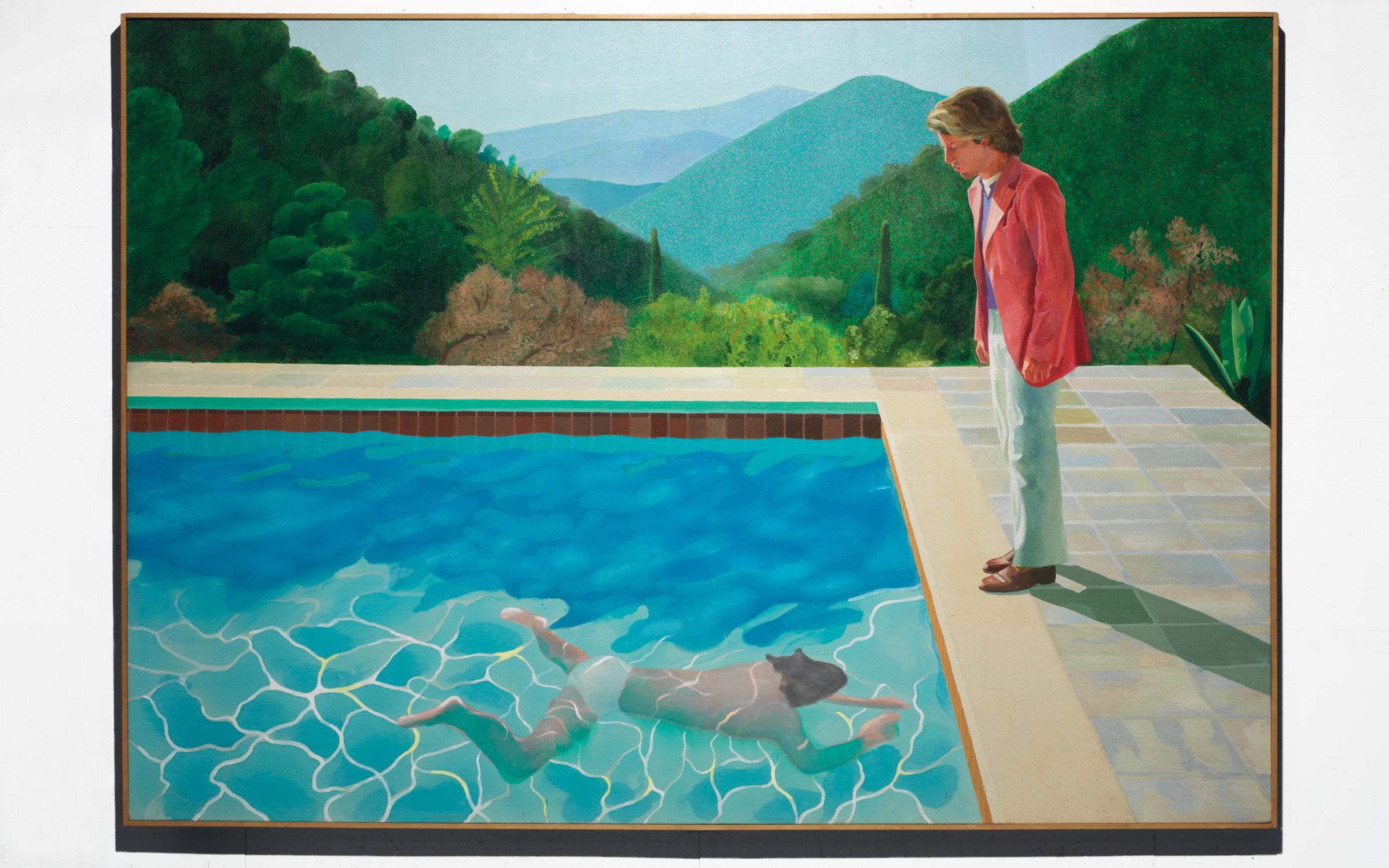 Hockney's Portrait of an Artist (Pool with Two Figures)