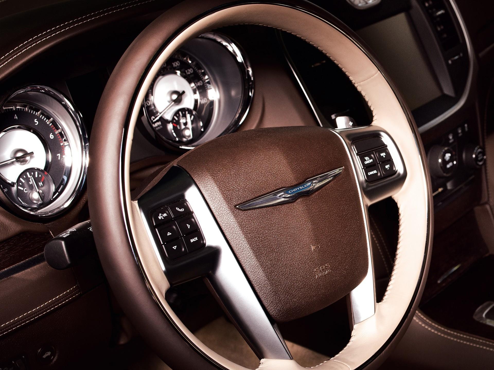 Chrysler 300 car interiors series steering wheel wallpaper