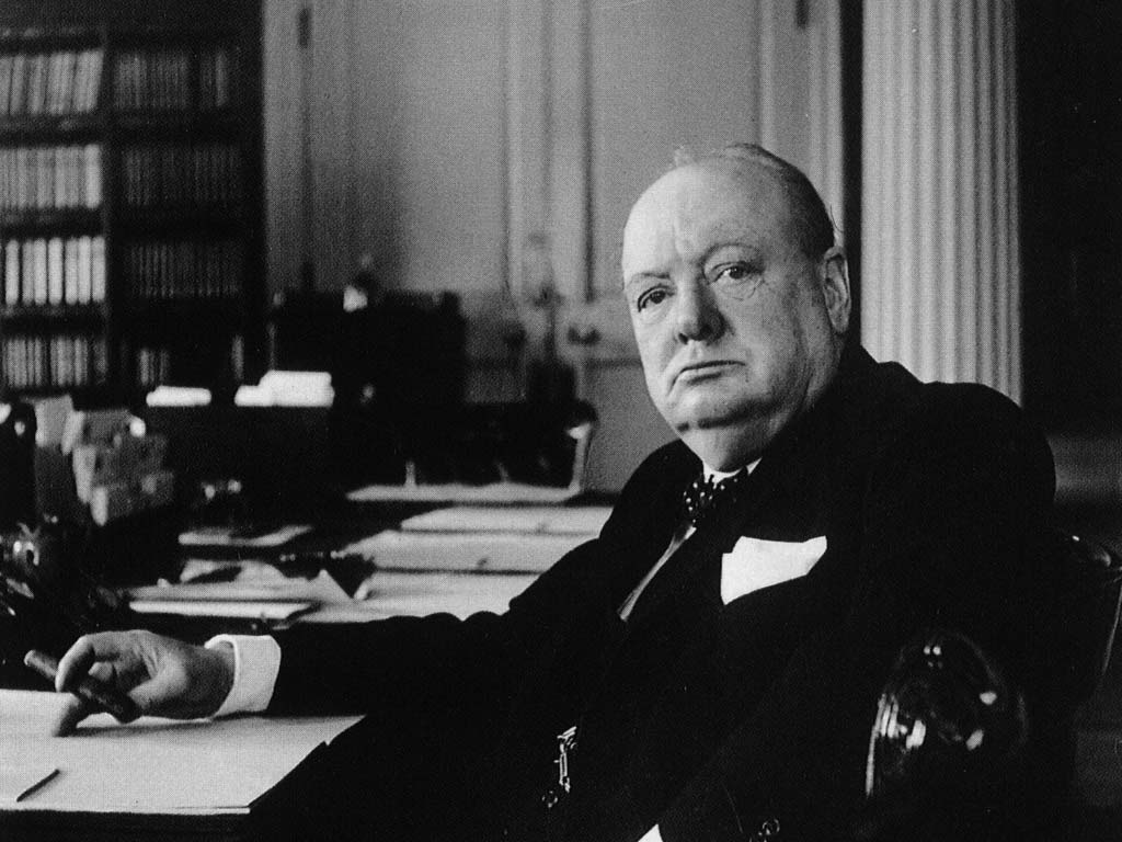 Awesome Winston Churchill HD Wallpaper Free Download