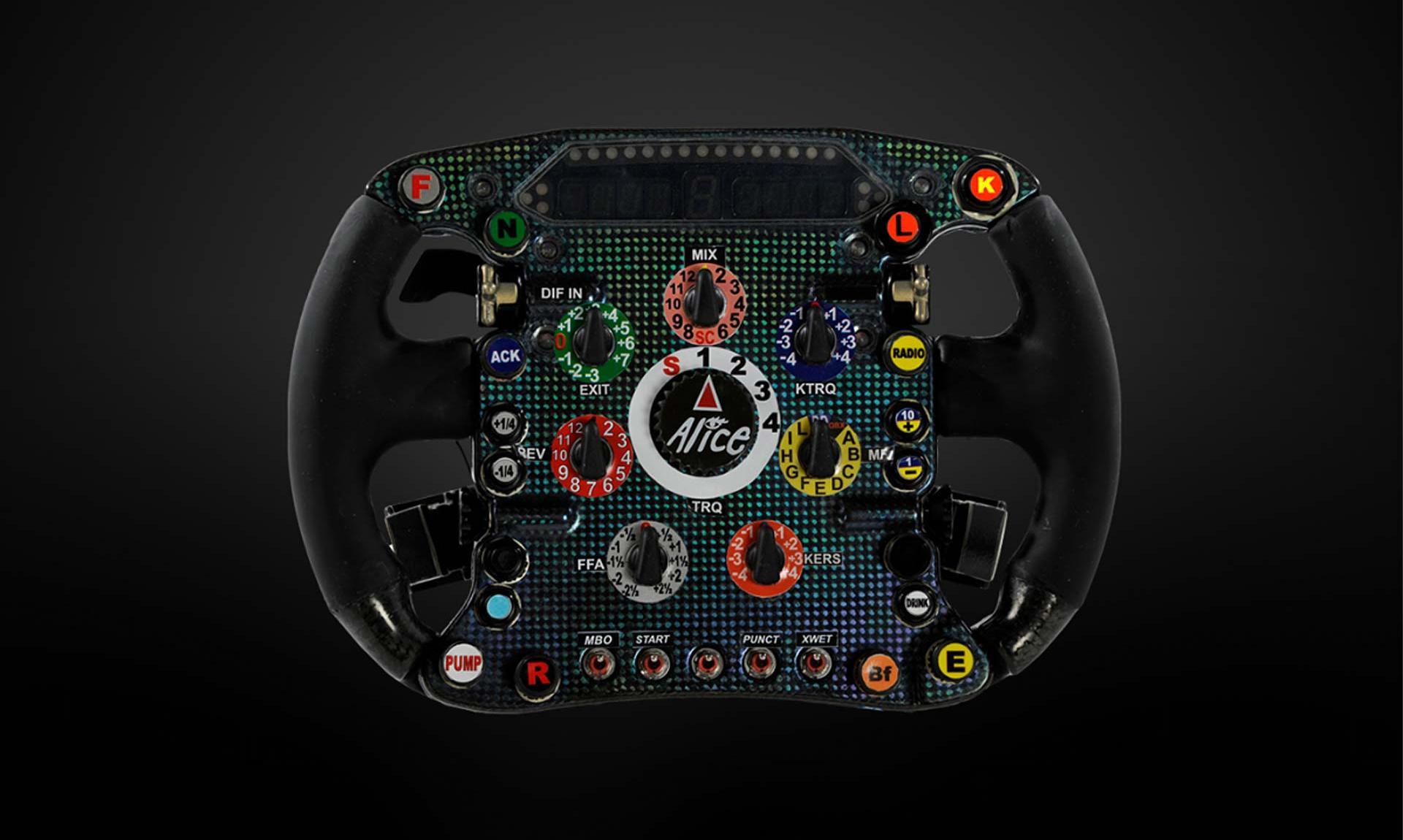 Formula One, steering wheel wallpaper