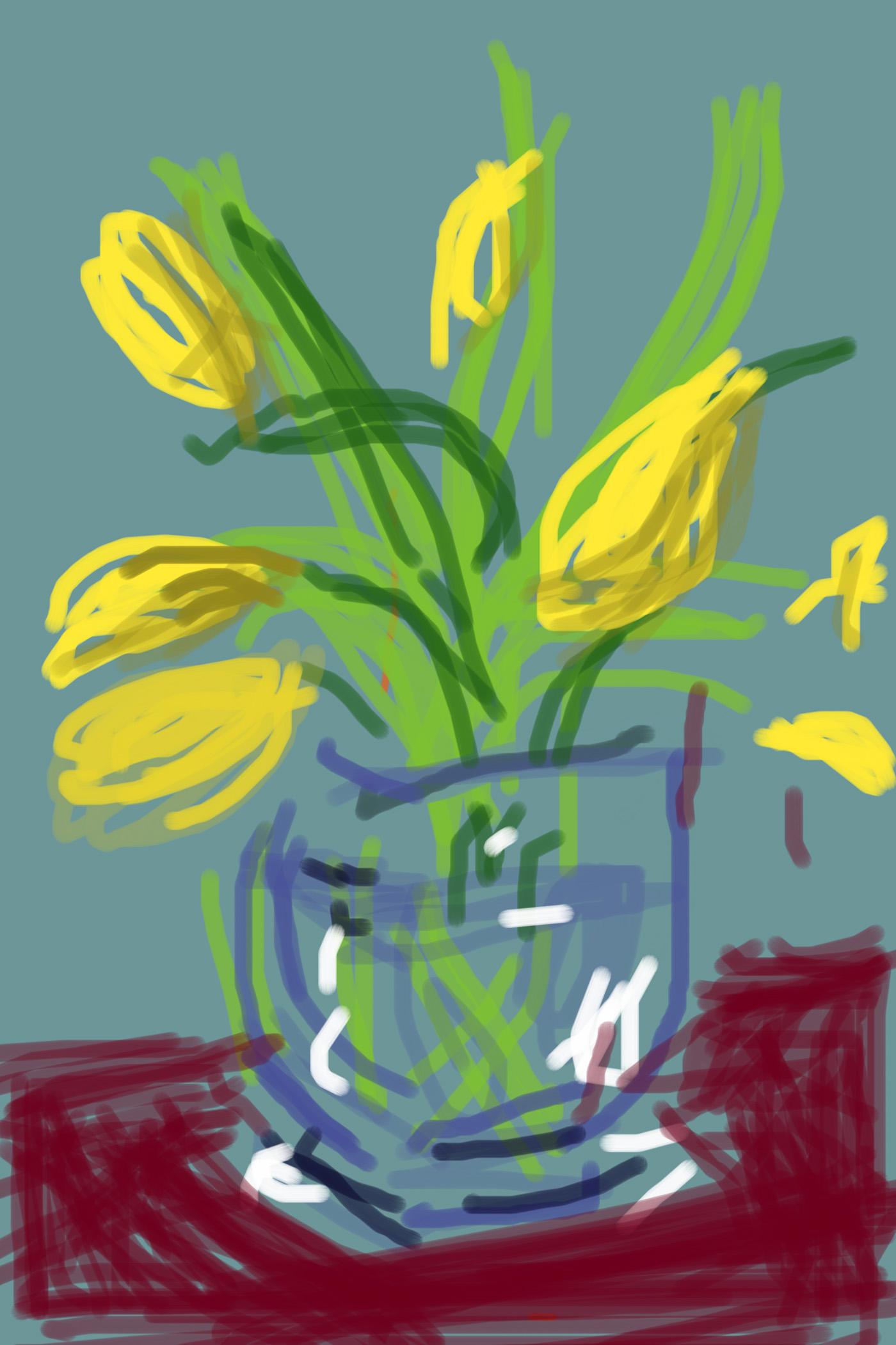 David Hockney A bigger card players