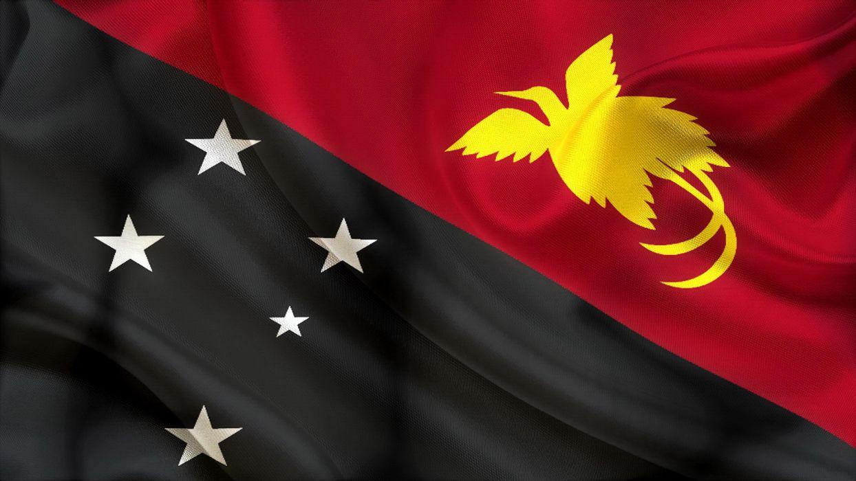 Papua New Guinea Flag Wallpapers Wallpaper Cave