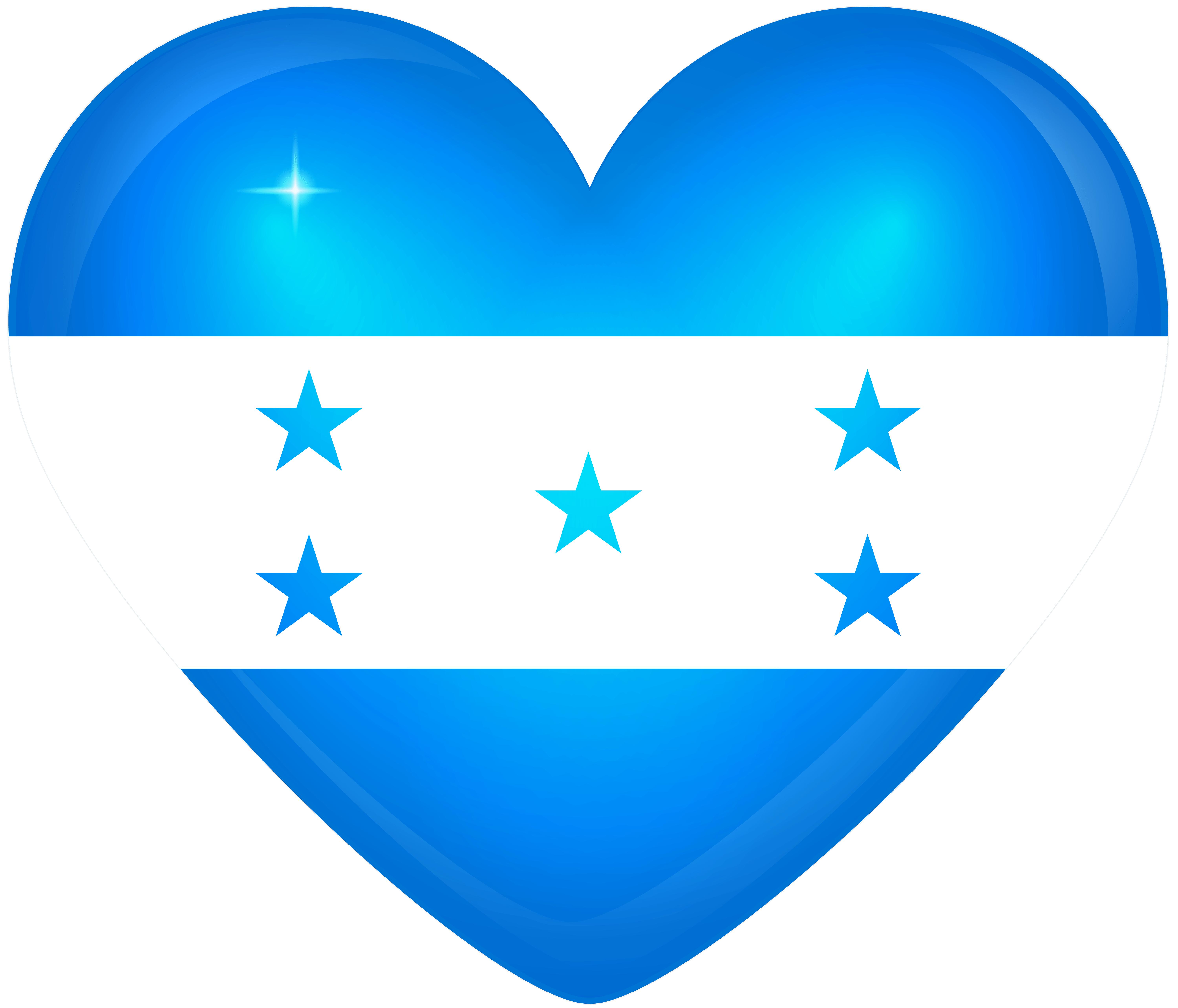 Honduras Large Heart Flag Quality