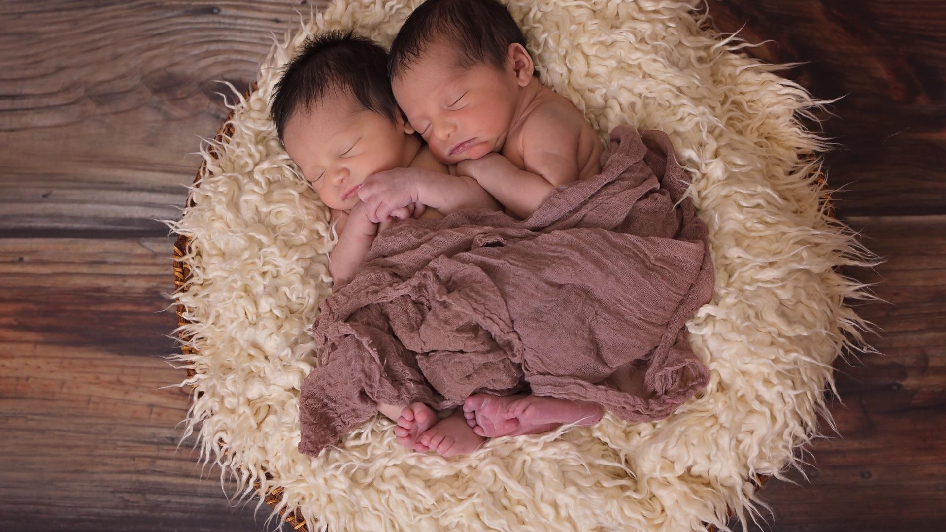 Twins Babies Laptop Full HD 1080P HD 4k Wallpaper, Image